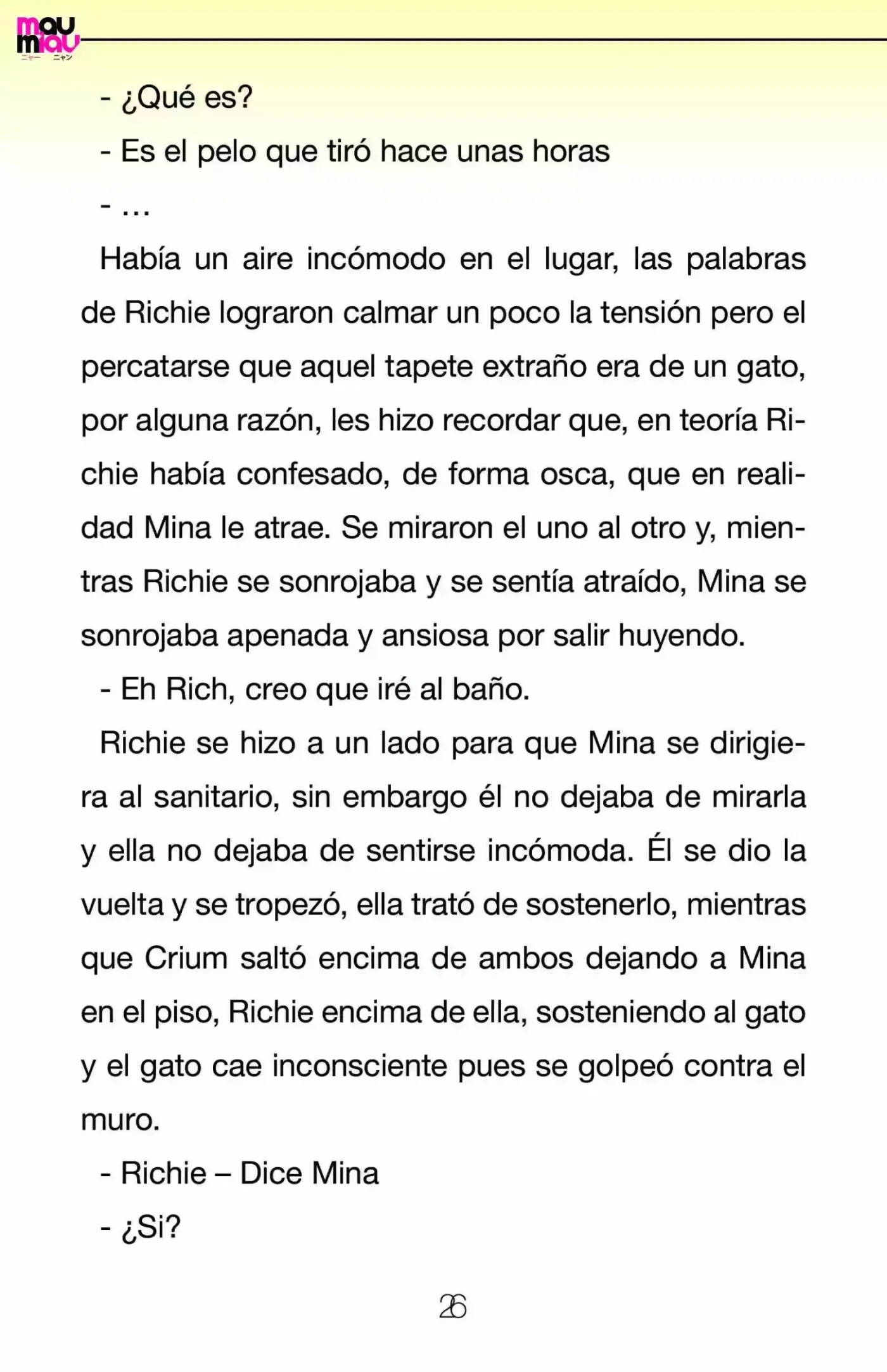 Maumiau (Novela) - Capítulo 6 - Página 19 - LectorTMOo