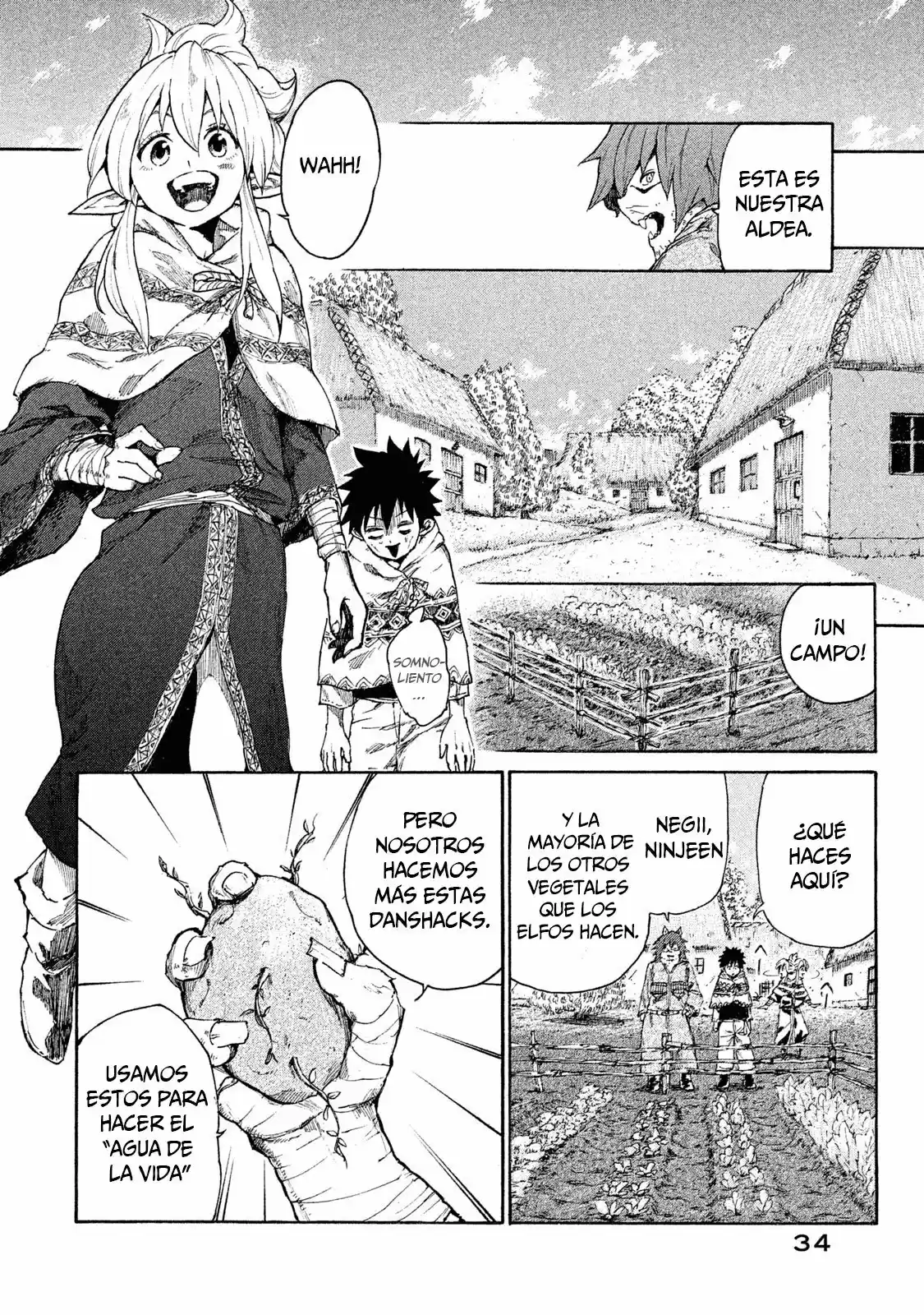Mazumeshi Elf To Yuboku Gurashi - Capítulo 6 - Página 35 - LectorTMOo