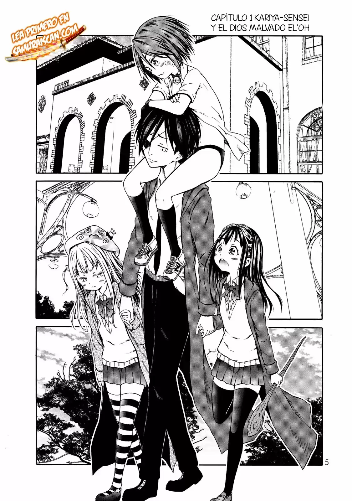 Me, An Evil God And Wizard Girls - Capítulo 1 - Página 6 - LectorTMOo