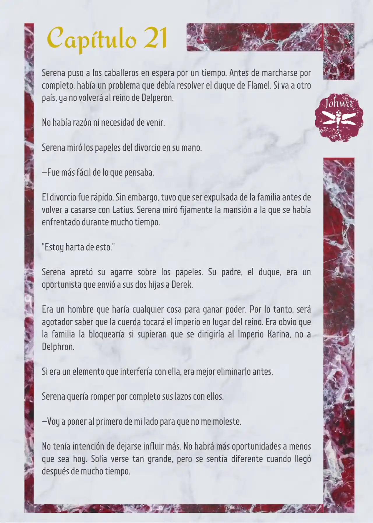 Me Casé Con El Prometido De Mi Hermana (Novela) - Capítulo 21 - Página 3 - LectorTMOo