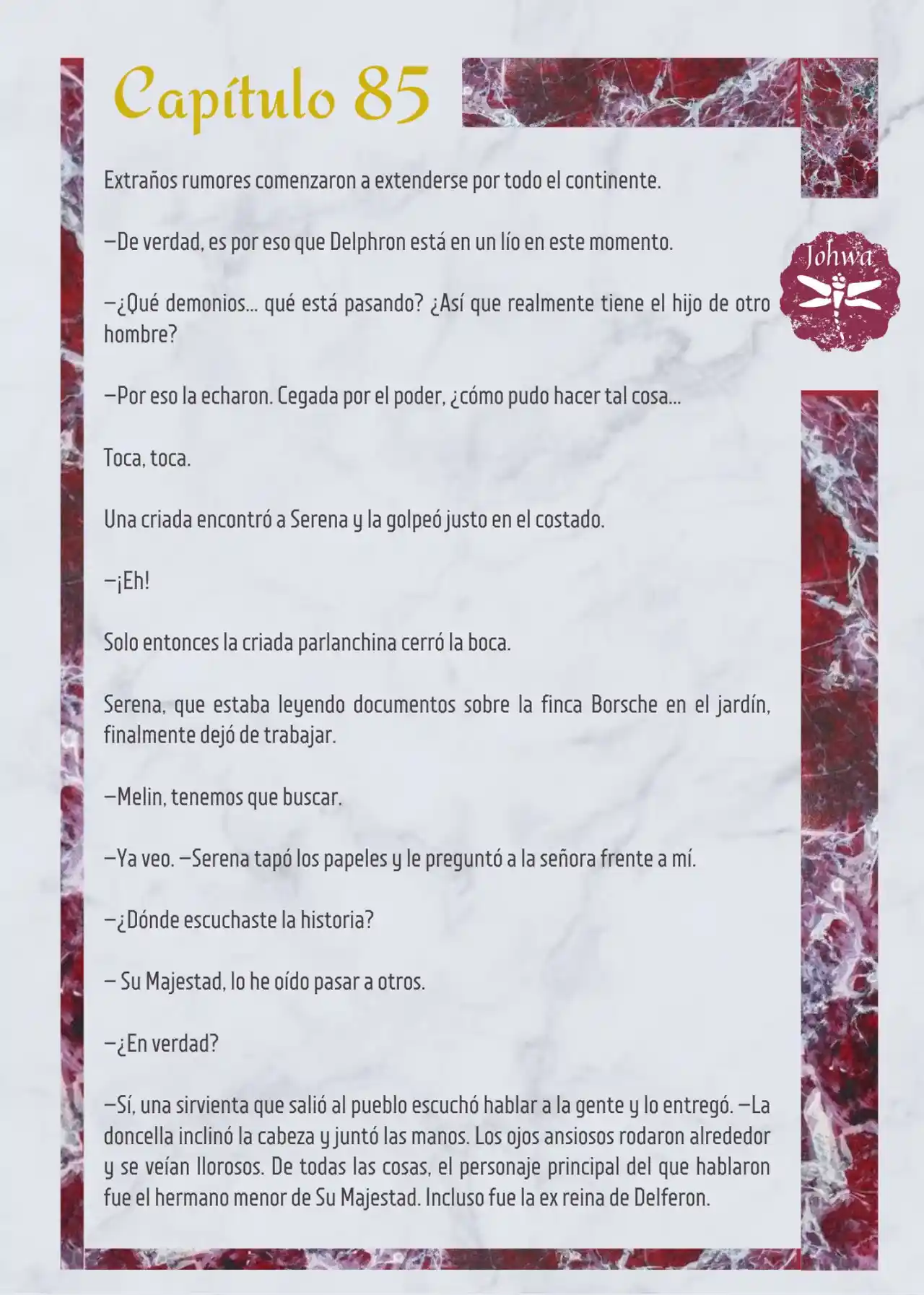 Me Casé Con El Prometido De Mi Hermana (Novela) - Capítulo 85 - Página 3 - LectorTMOo