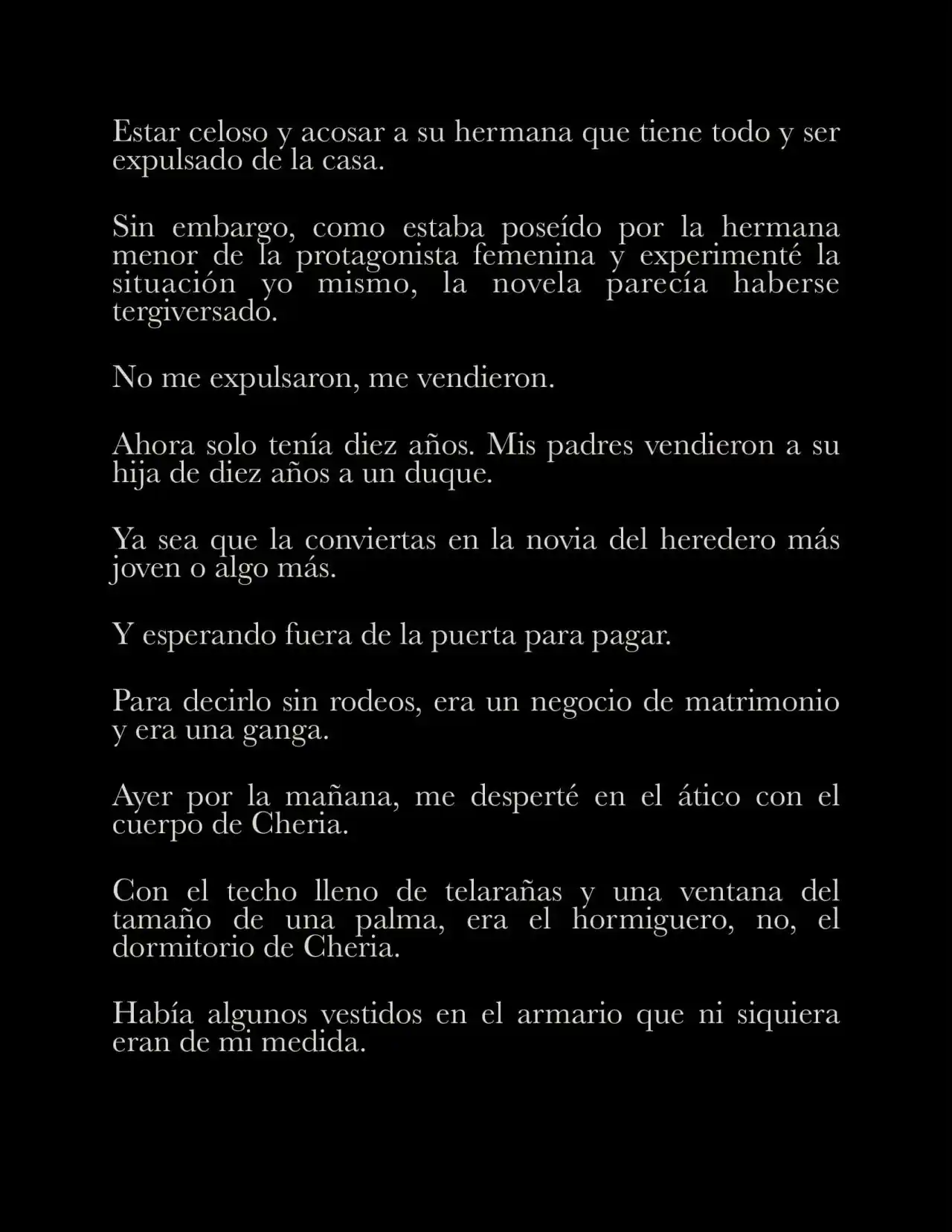 Me Casé Con Mi Pequeño Esposo Villano (Novela) - Capítulo 1 - Página 3 - LectorTMOo