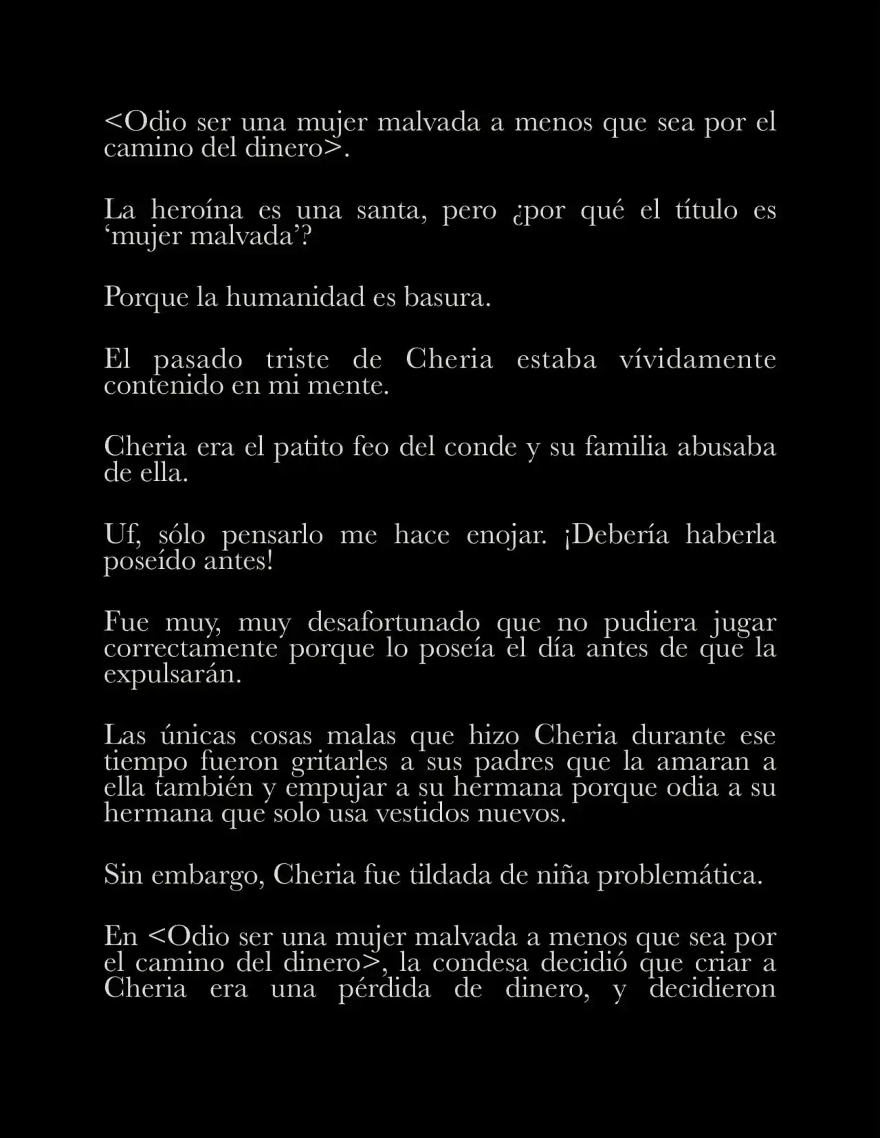 Me Casé Con Mi Pequeño Esposo Villano (Novela) - Capítulo 1 - Página 5 - LectorTMOo