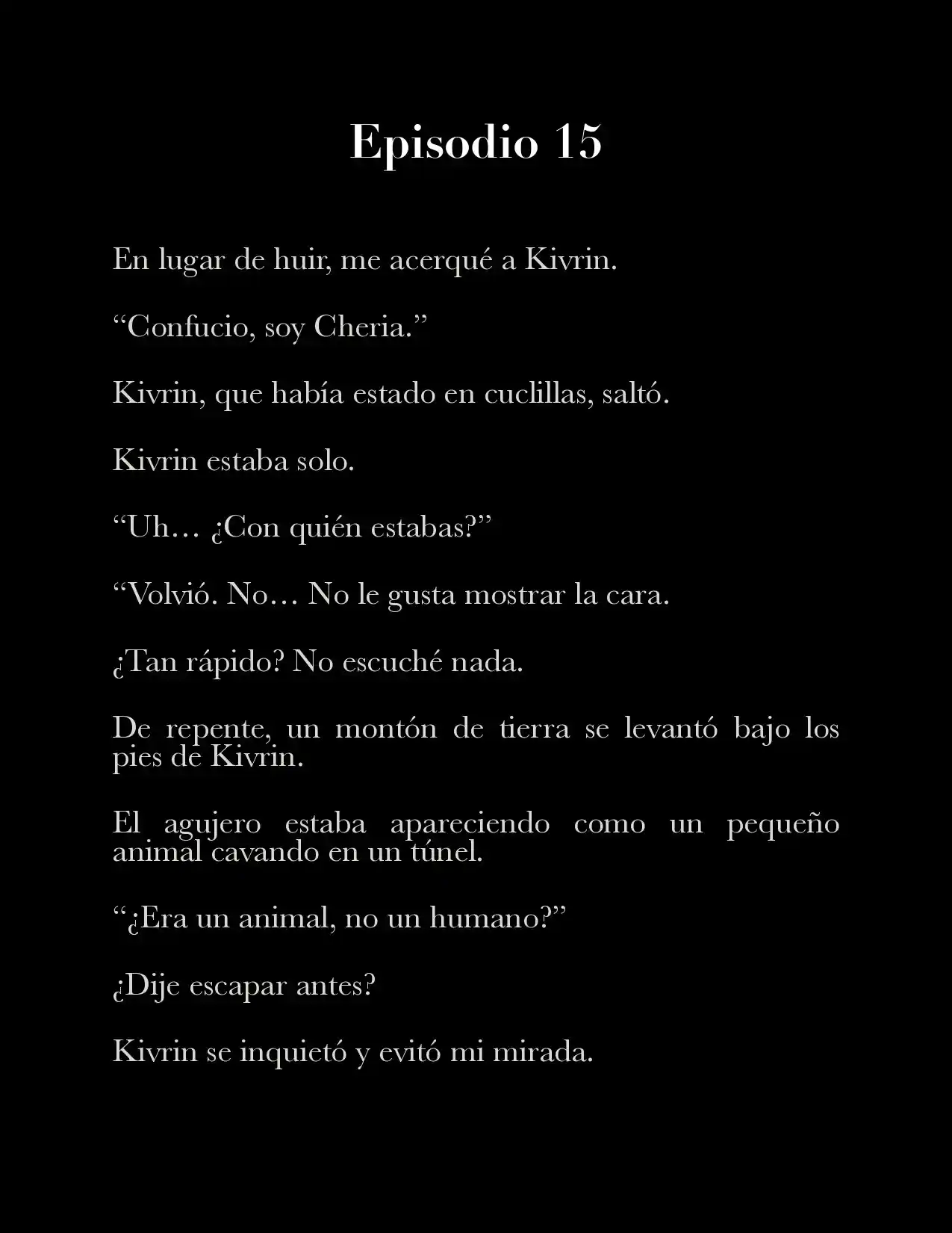 Me Casé Con Mi Pequeño Esposo Villano (Novela) - Capítulo 15 - Página 1 - LectorTMOo