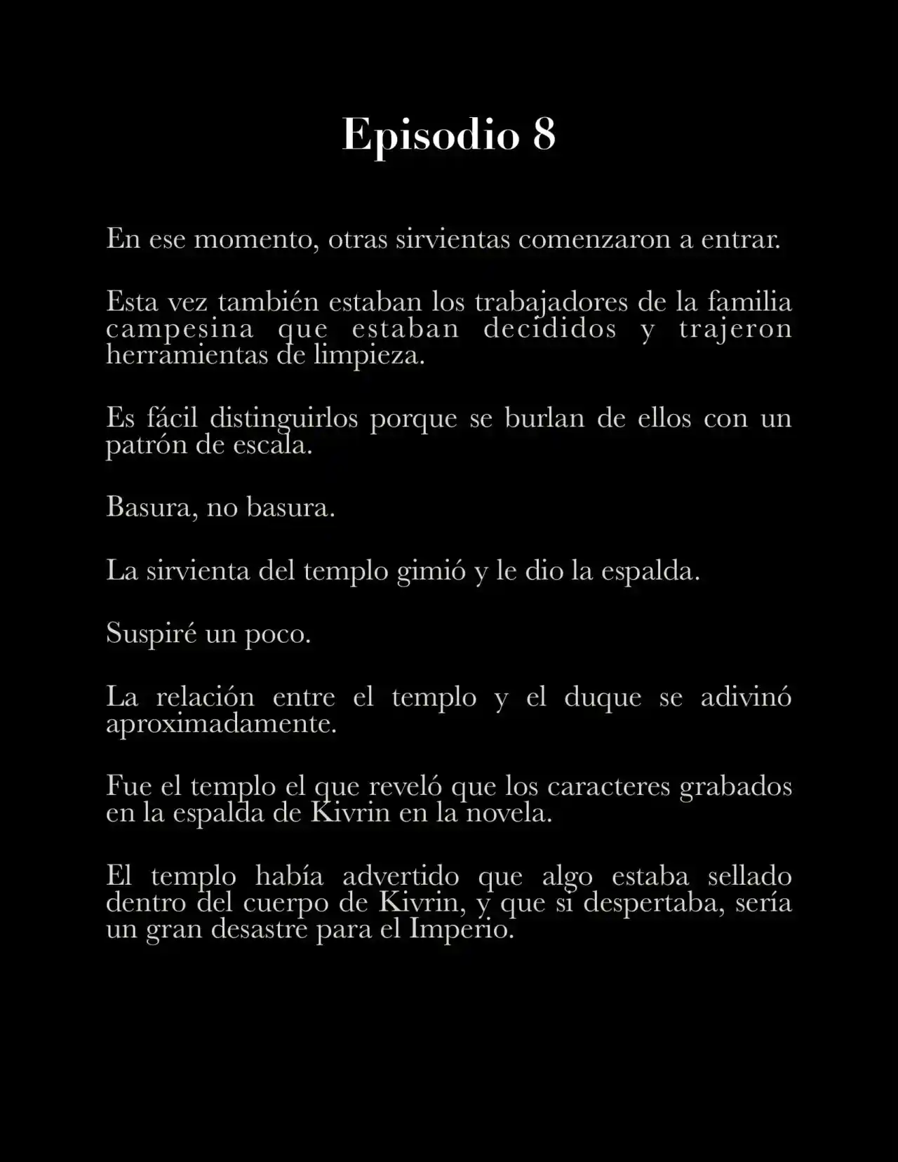 Me Casé Con Mi Pequeño Esposo Villano (Novela) - Capítulo 8 - Página 2 - LectorTMOo