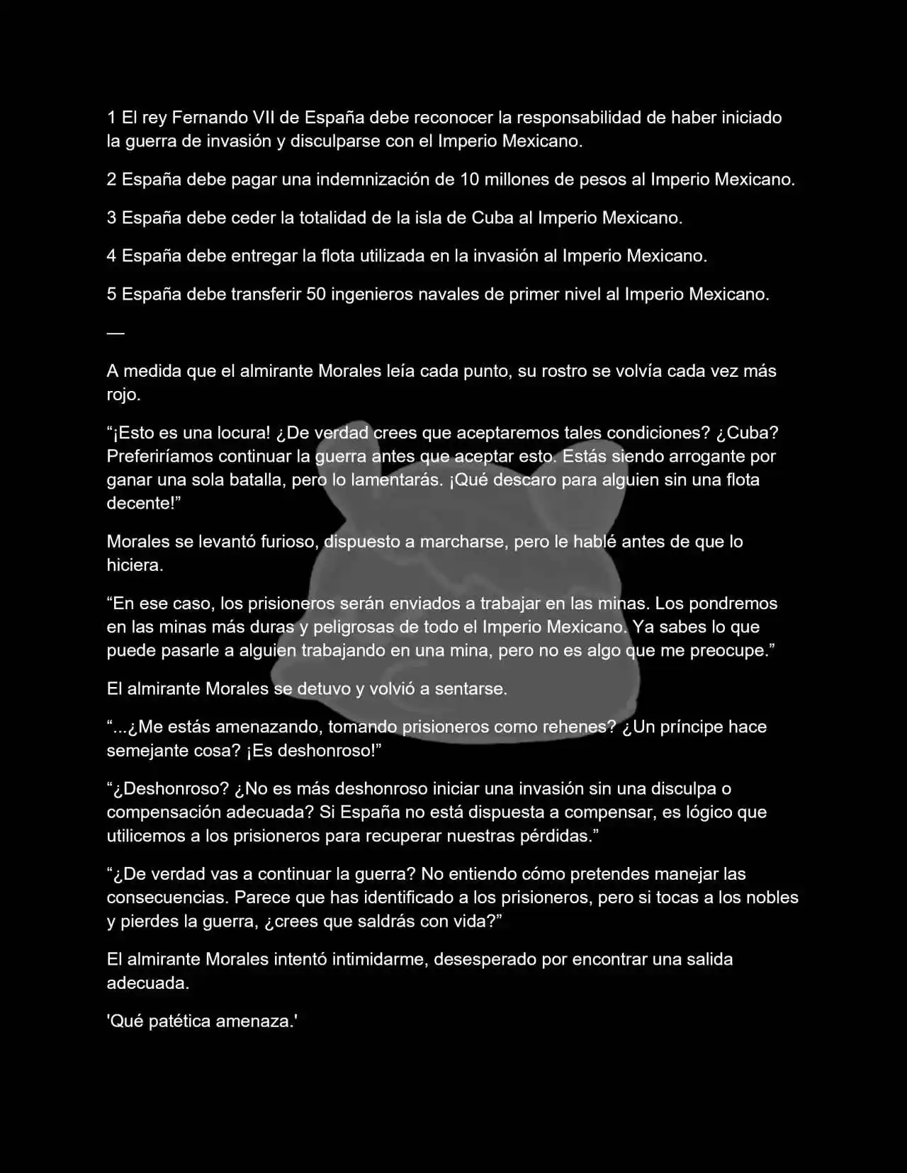 Me Convertí En El Príncipe Heredero Del Imperio Mexicano (Novela) - Capítulo 23 - Página 5 - LectorTMOo