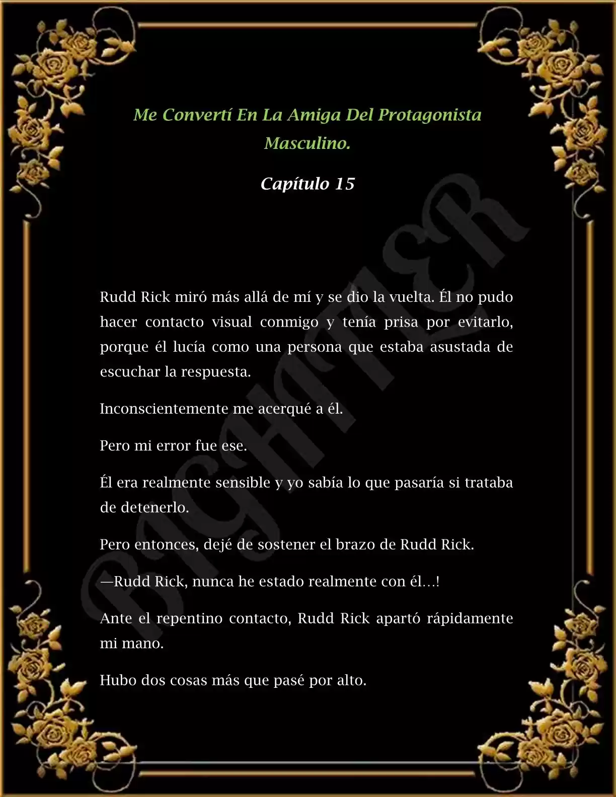 Me Convertí En La Amiga Del Protagonista Masculino (Novela) - Capítulo 15 - Página 4 - LectorTMOo