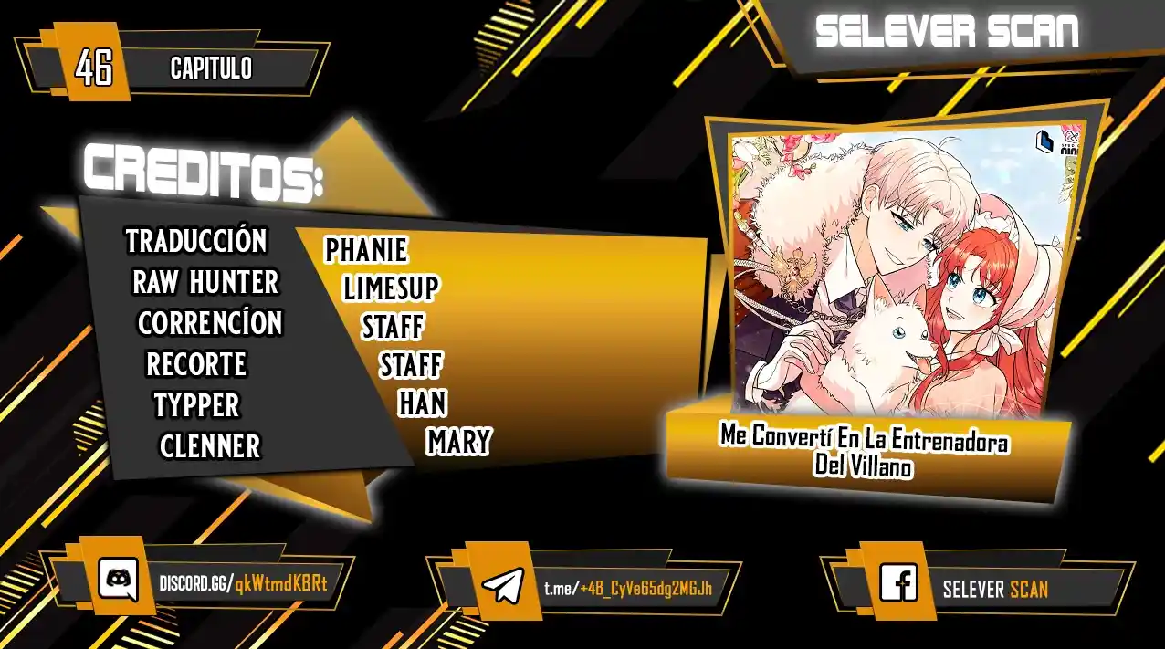 Me Convertí En La Entrenadora Del Villano - Capítulo 46 - Página 1 - LectorTMOo