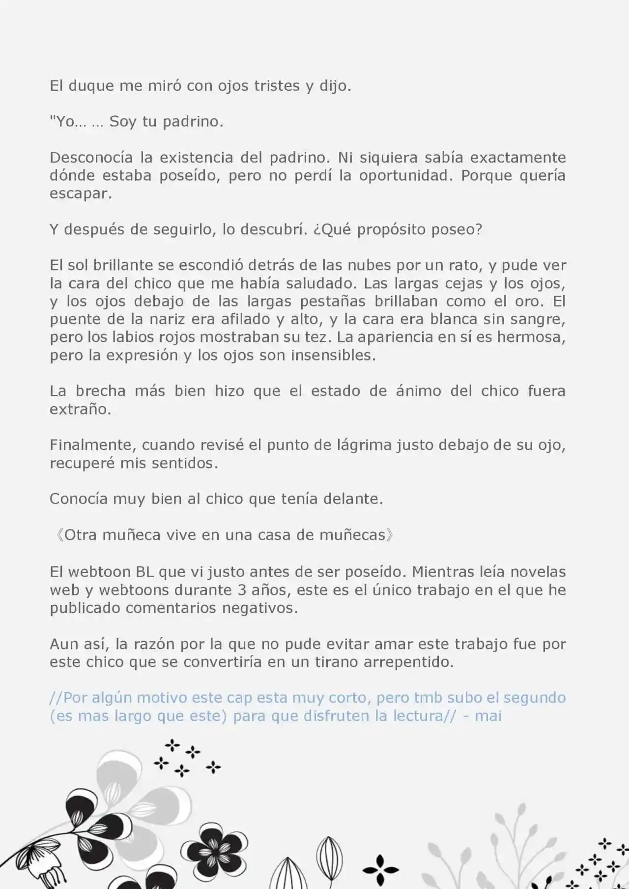 Me Convertí En La Hermana Menor De Un Protagonista Obsesivo (Novela) - Capítulo 1.50 - Página 2 - LectorTMOo