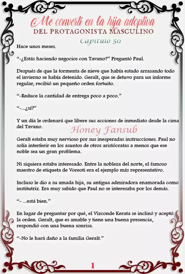 Me Convertí En La Hija Adoptiva Del Protagonista Masculino (Novela) - Capítulo 50 - Página 5 - LectorTMOo
