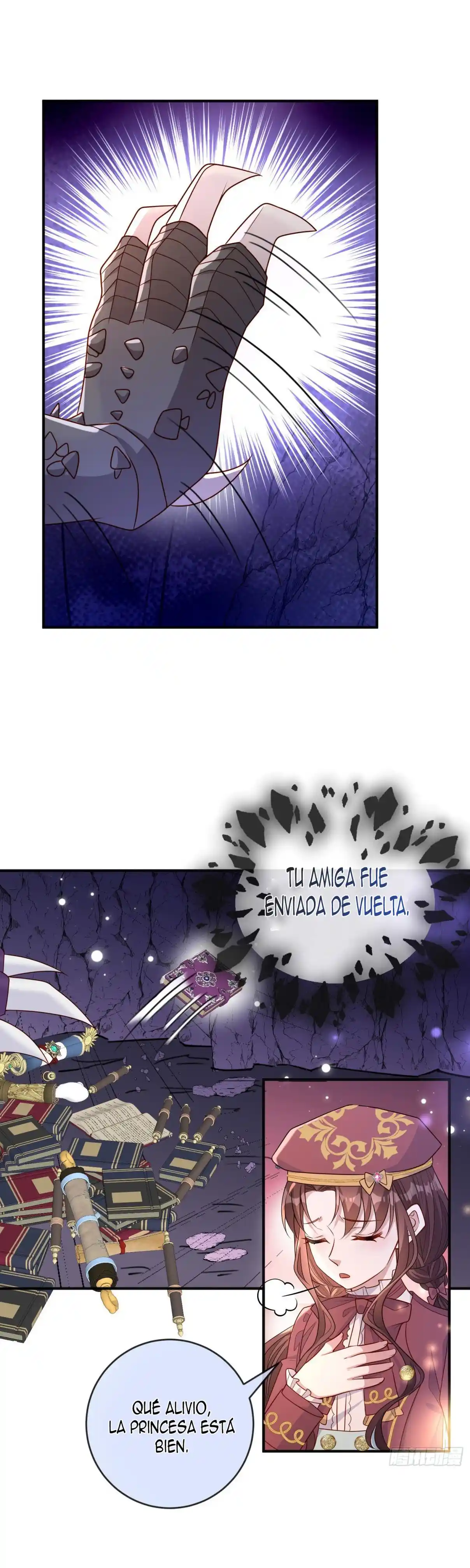 Me Convertí En La Luz De Luna Blanca Del Villano Oscuro - Capítulo 52 - Página 6 - LectorTMOo