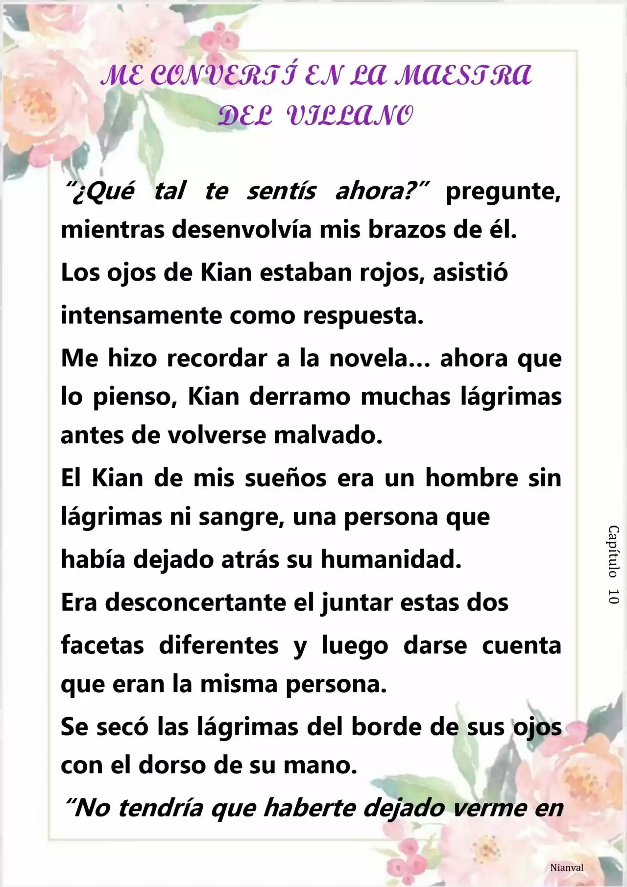 Me Convertí En La Maestra Del Villano (Novela) - Capítulo 10 - Página 4 - LectorTMOo