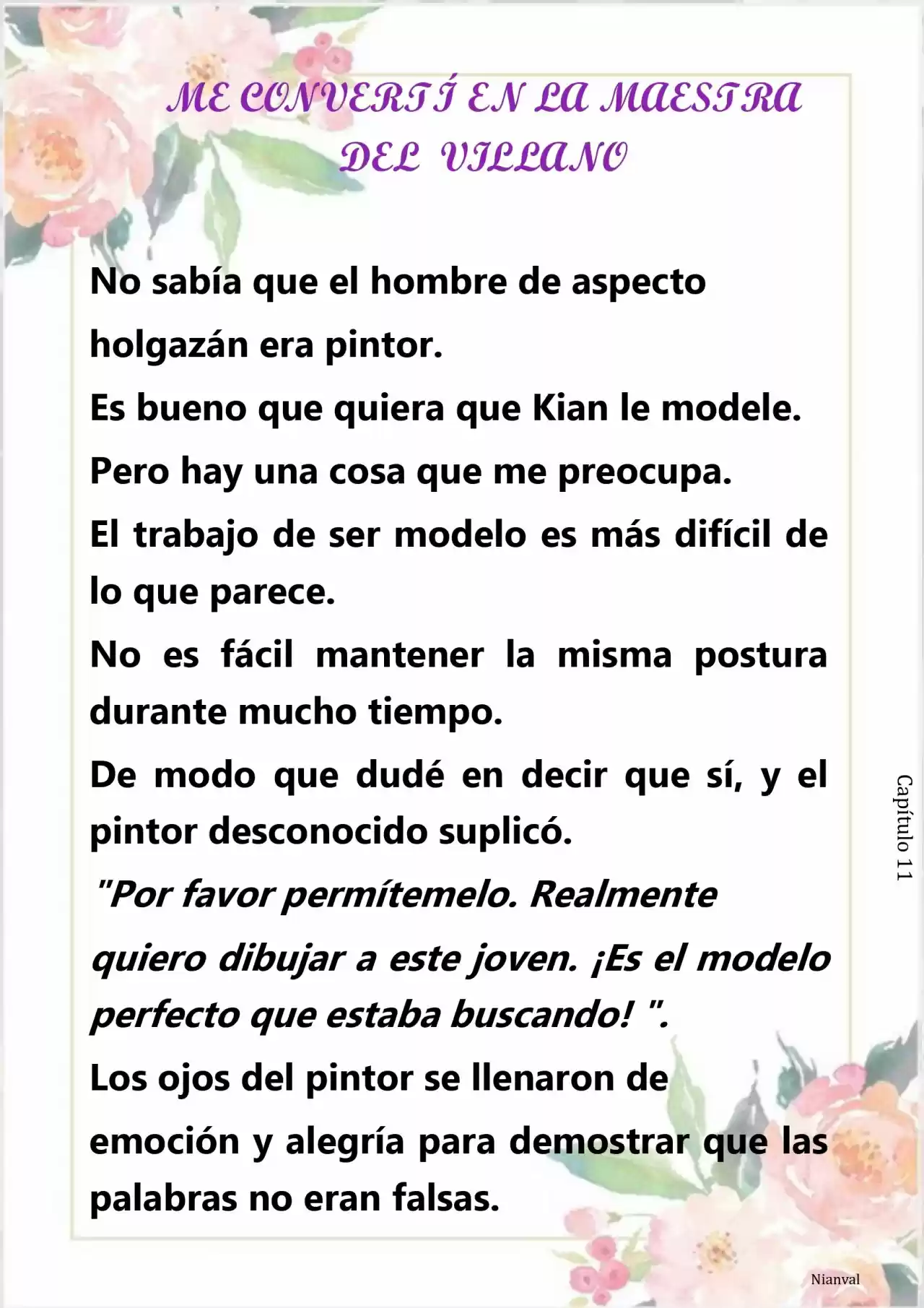 Me Convertí En La Maestra Del Villano (Novela) - Capítulo 11 - Página 4 - LectorTMOo