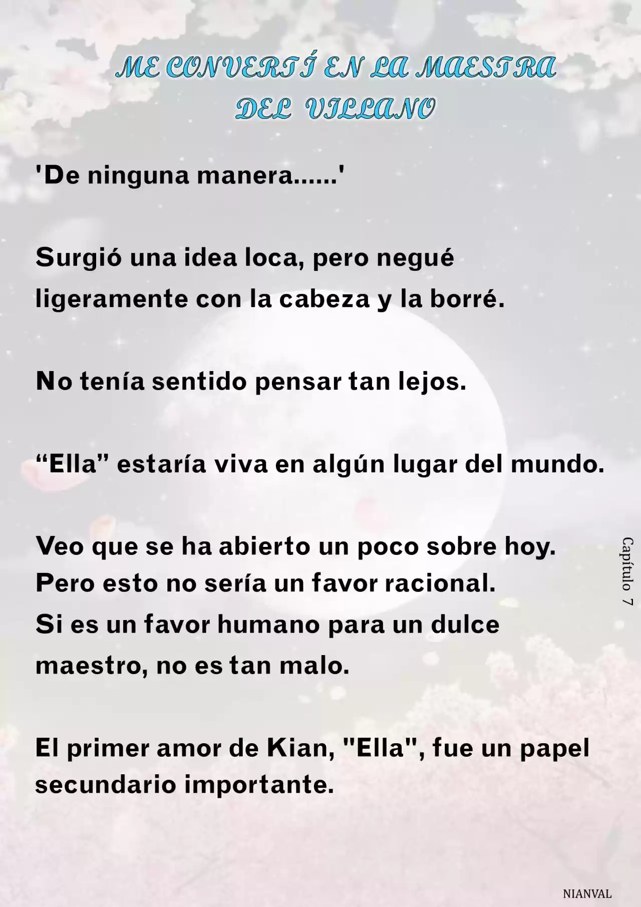 Me Convertí En La Maestra Del Villano (Novela) - Capítulo 7 - Página 5 - LectorTMOo