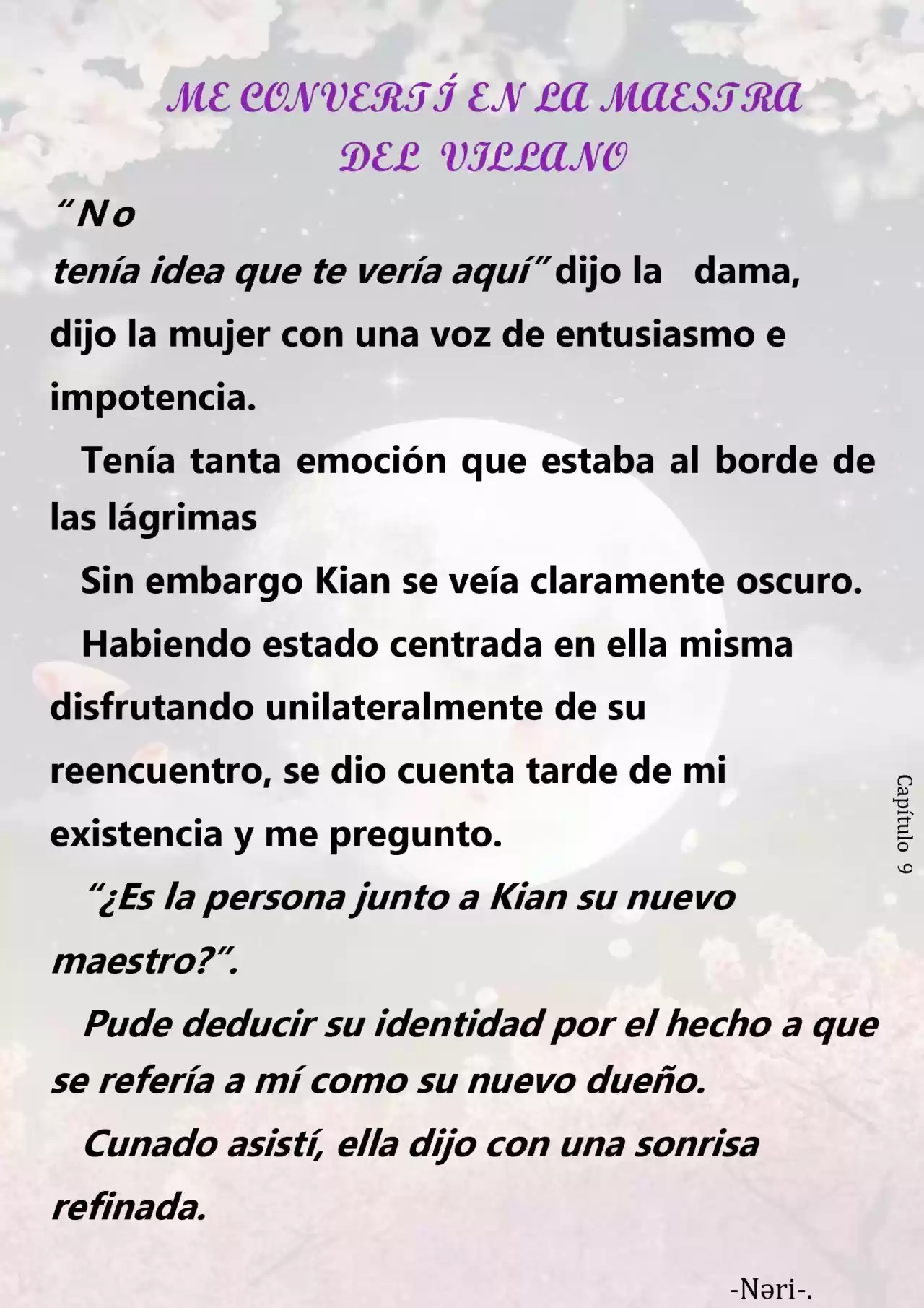 Me Convertí En La Maestra Del Villano (Novela) - Capítulo 9 - Página 4 - LectorTMOo