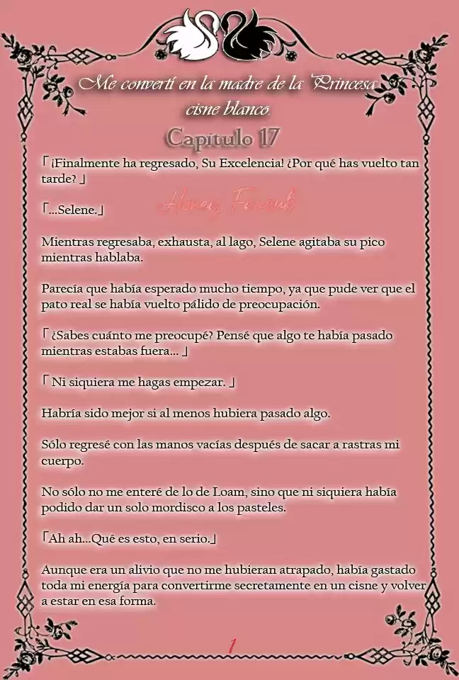 Me Convertí En La Mamá Cisne Negro De La Princesa Del Cisne Blanco. (Novela) - Capítulo 17 - Página 5 - LectorTMOo