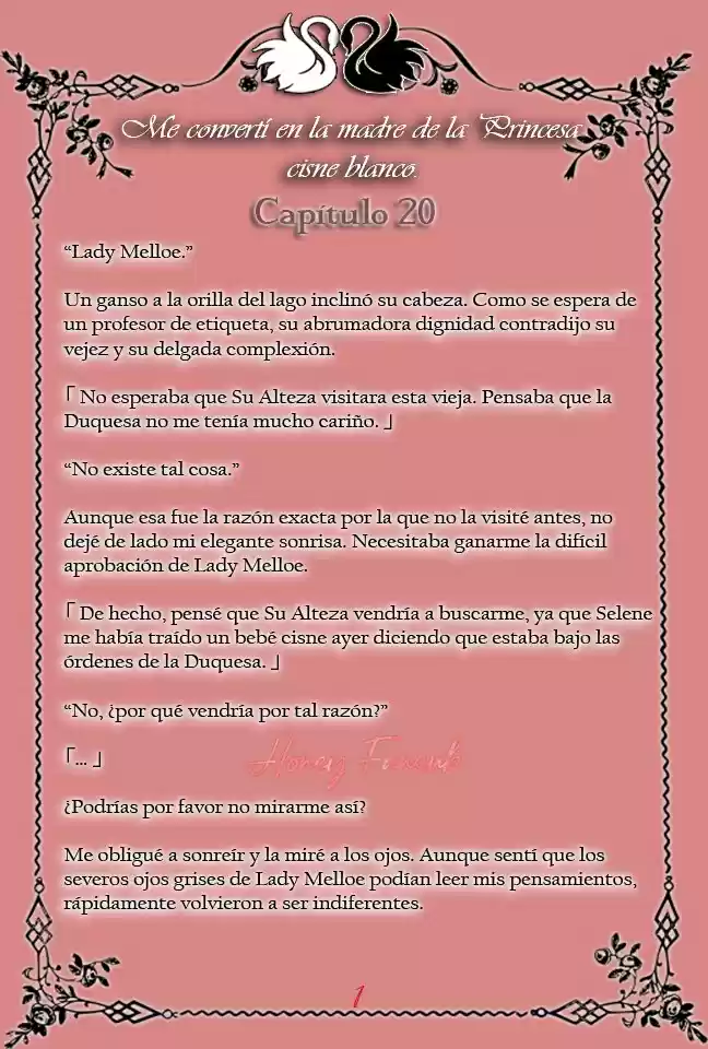 Me Convertí En La Mamá Cisne Negro De La Princesa Del Cisne Blanco. (Novela) - Capítulo 20 - Página 5 - LectorTMOo