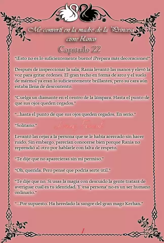 Me Convertí En La Mamá Cisne Negro De La Princesa Del Cisne Blanco. (Novela) - Capítulo 22 - Página 10 - LectorTMOo