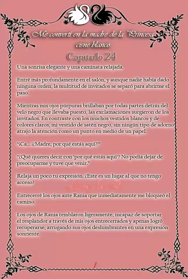 Me Convertí En La Mamá Cisne Negro De La Princesa Del Cisne Blanco. (Novela) - Capítulo 24 - Página 9 - LectorTMOo