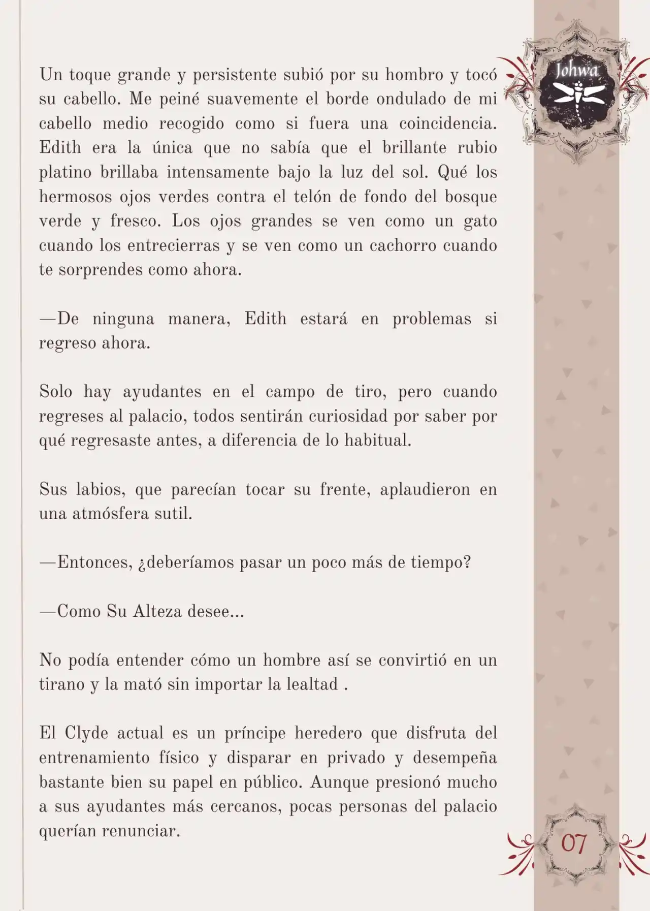 Me Convertí En La Sirvienta Del Obsesivo Príncipe Heredero (Novela) - Capítulo 10 - Página 9 - LectorTMOo
