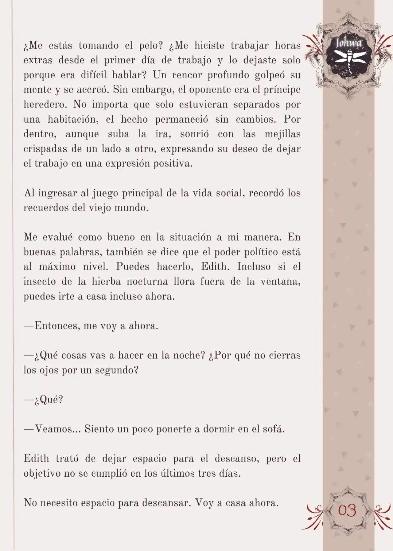 Me Convertí En La Sirvienta Del Obsesivo Príncipe Heredero (Novela) - Capítulo 12 - Página 5 - LectorTMOo