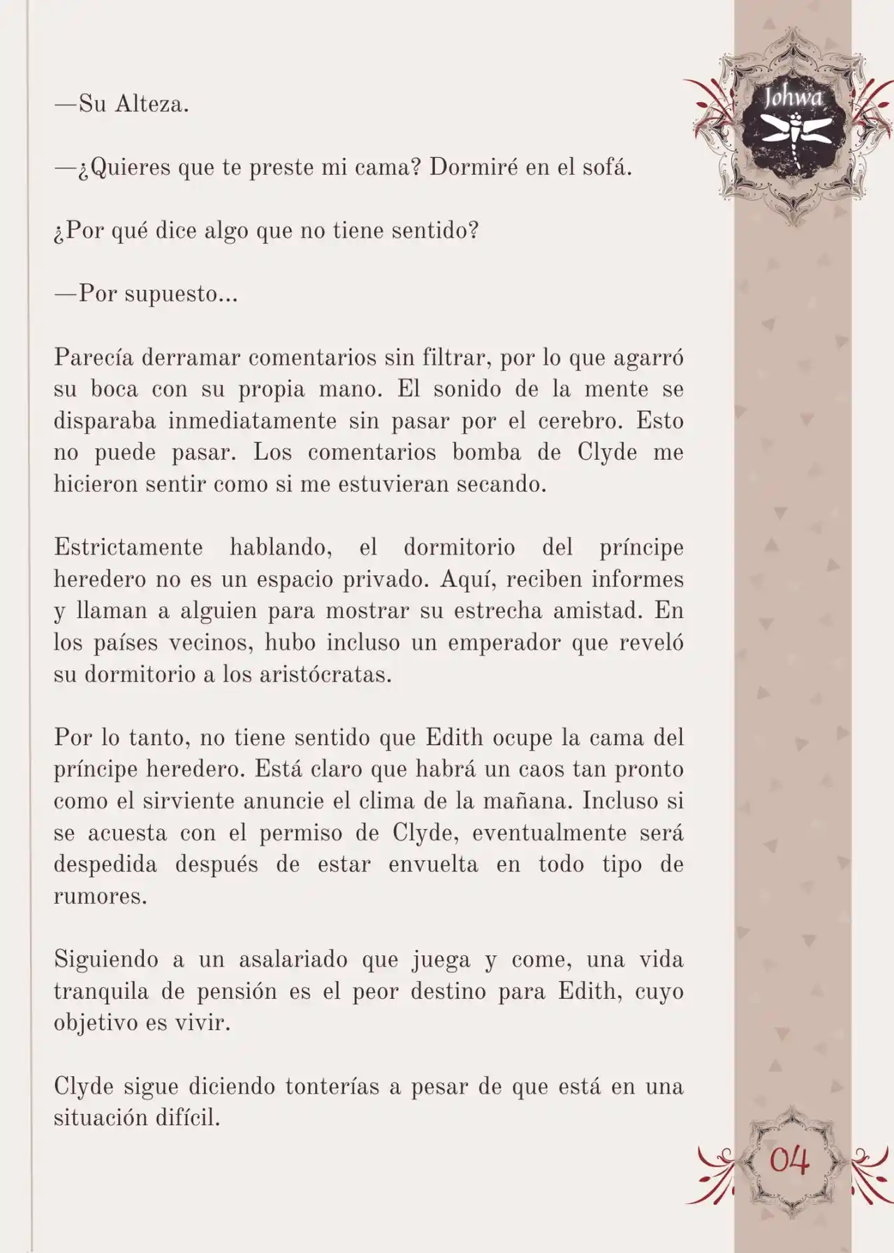 Me Convertí En La Sirvienta Del Obsesivo Príncipe Heredero (Novela) - Capítulo 12 - Página 6 - LectorTMOo
