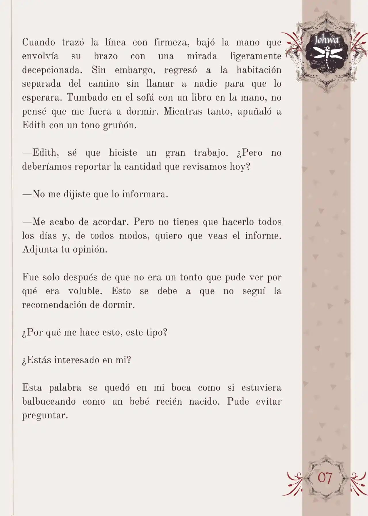 Me Convertí En La Sirvienta Del Obsesivo Príncipe Heredero (Novela) - Capítulo 12 - Página 9 - LectorTMOo