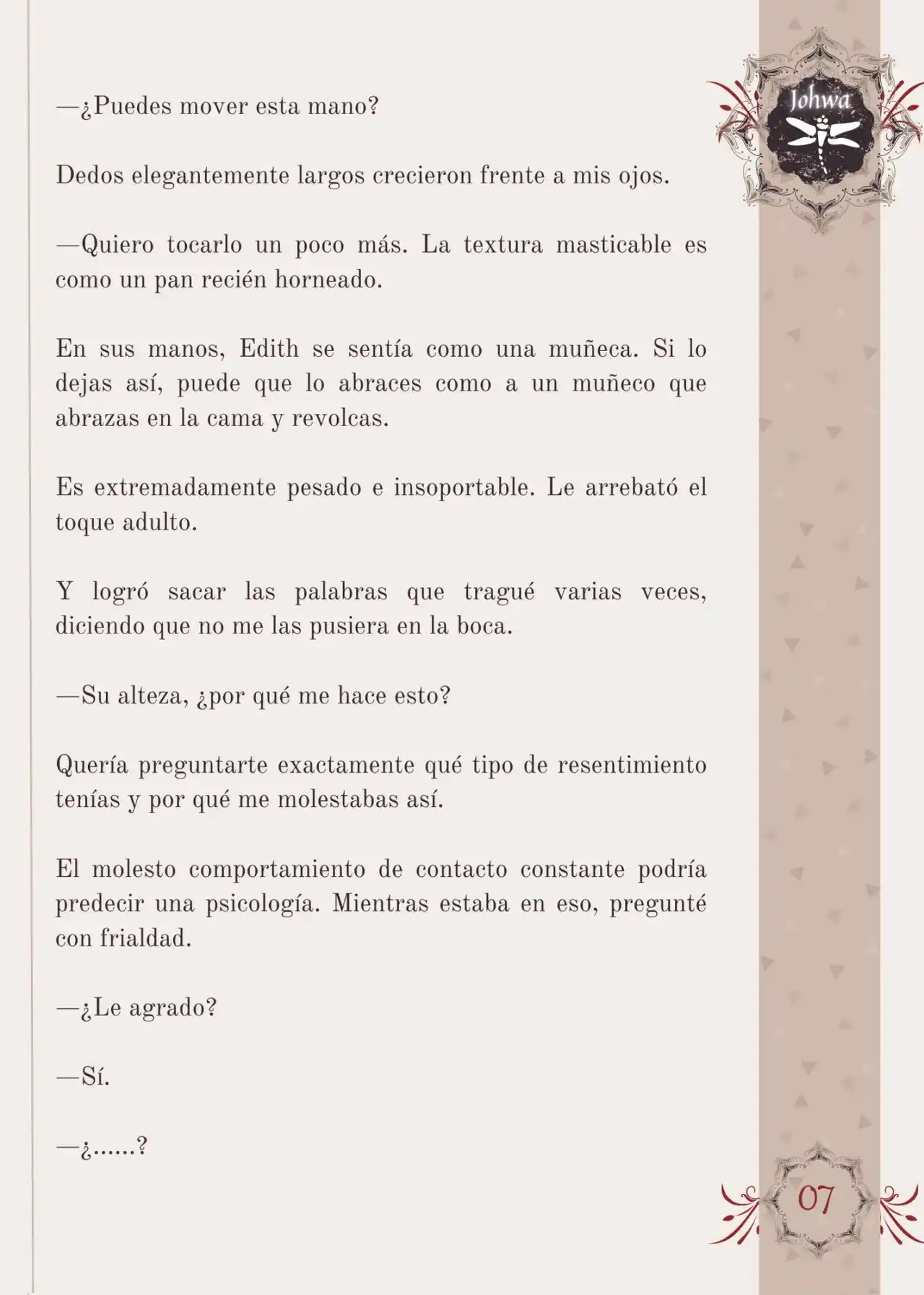 Me Convertí En La Sirvienta Del Obsesivo Príncipe Heredero (Novela) - Capítulo 13 - Página 8 - LectorTMOo
