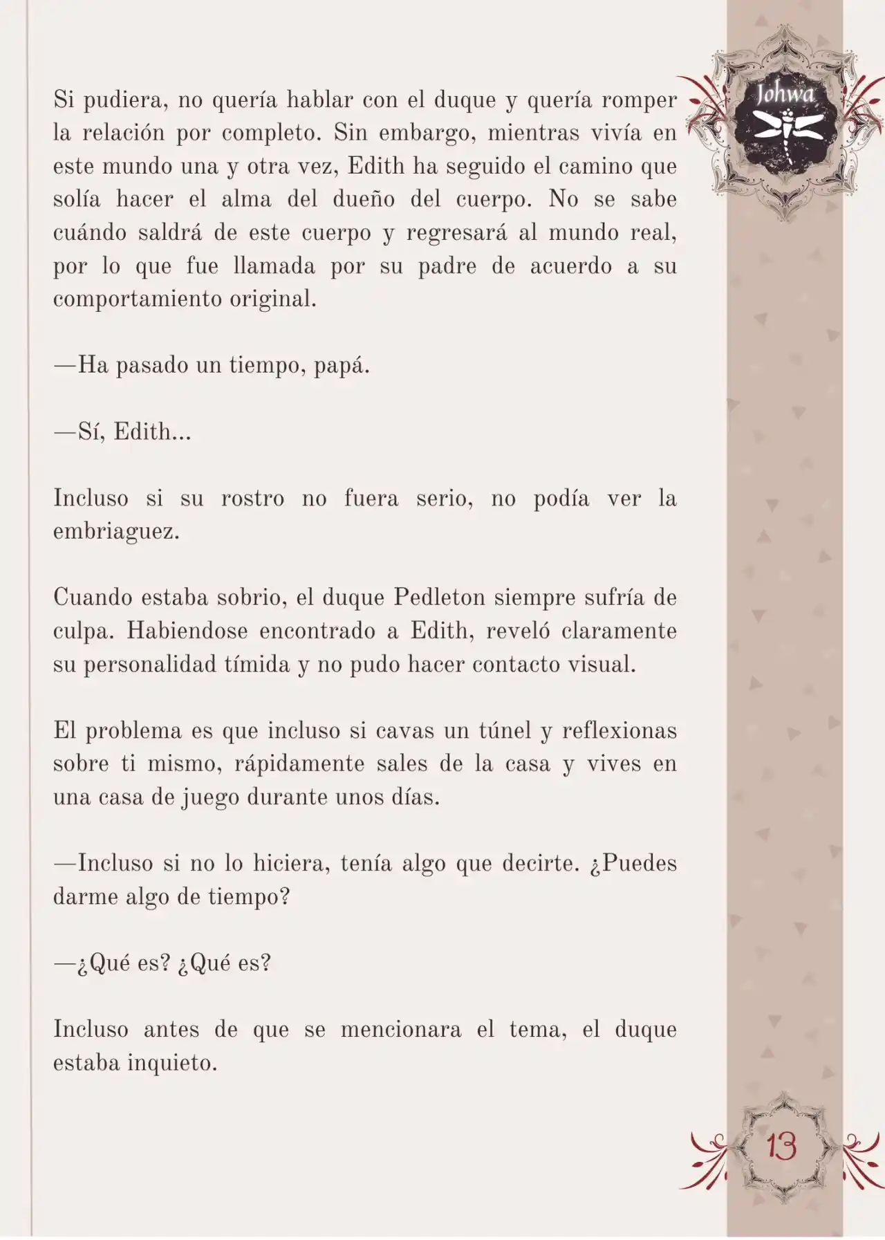 Me Convertí En La Sirvienta Del Obsesivo Príncipe Heredero (Novela) - Capítulo 13 - Página 13 - LectorTMOo