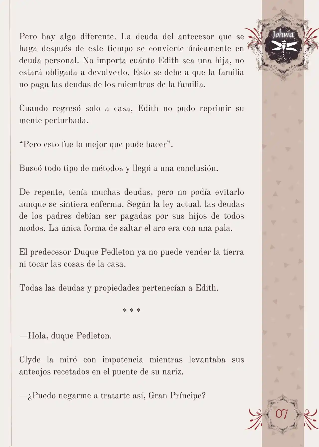 Me Convertí En La Sirvienta Del Obsesivo Príncipe Heredero (Novela) - Capítulo 14 - Página 8 - LectorTMOo