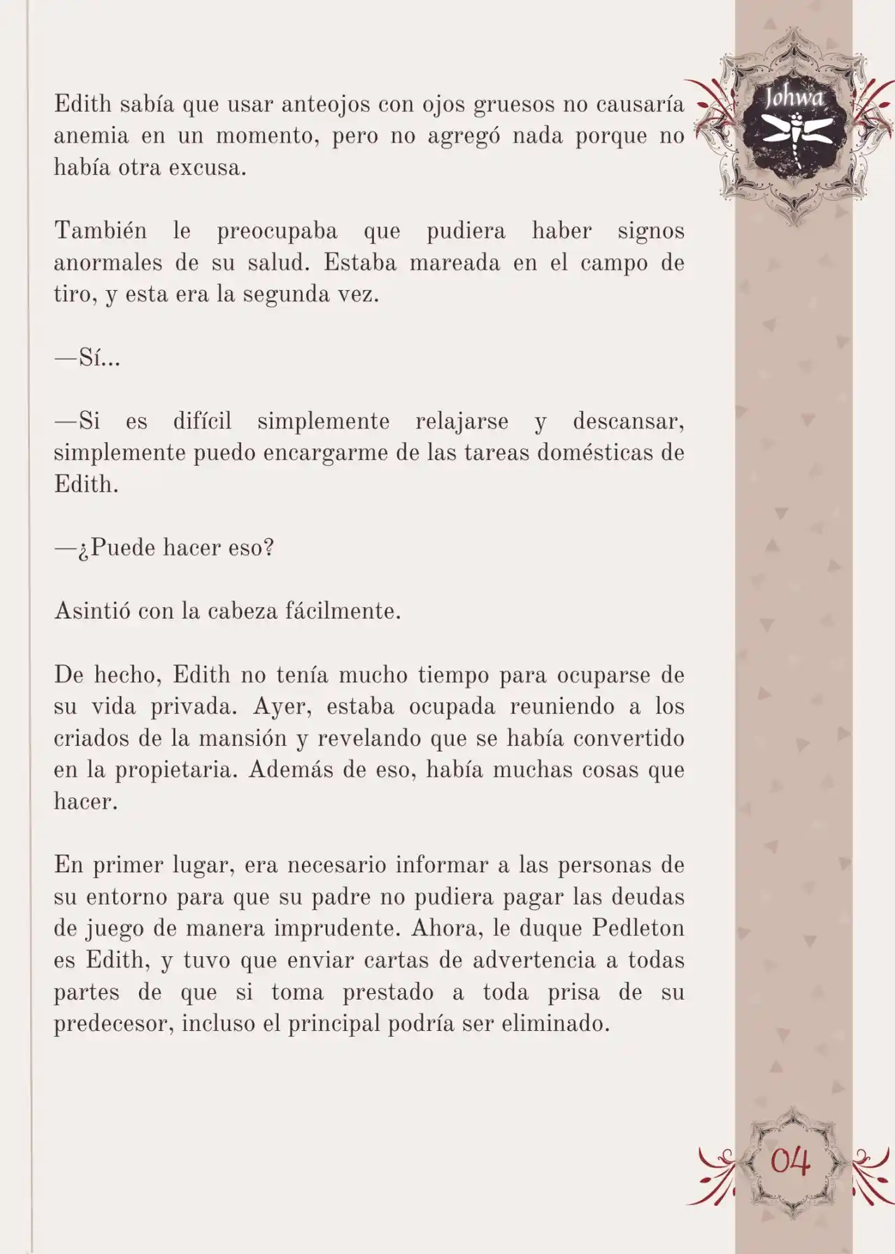 Me Convertí En La Sirvienta Del Obsesivo Príncipe Heredero (Novela) - Capítulo 15 - Página 6 - LectorTMOo