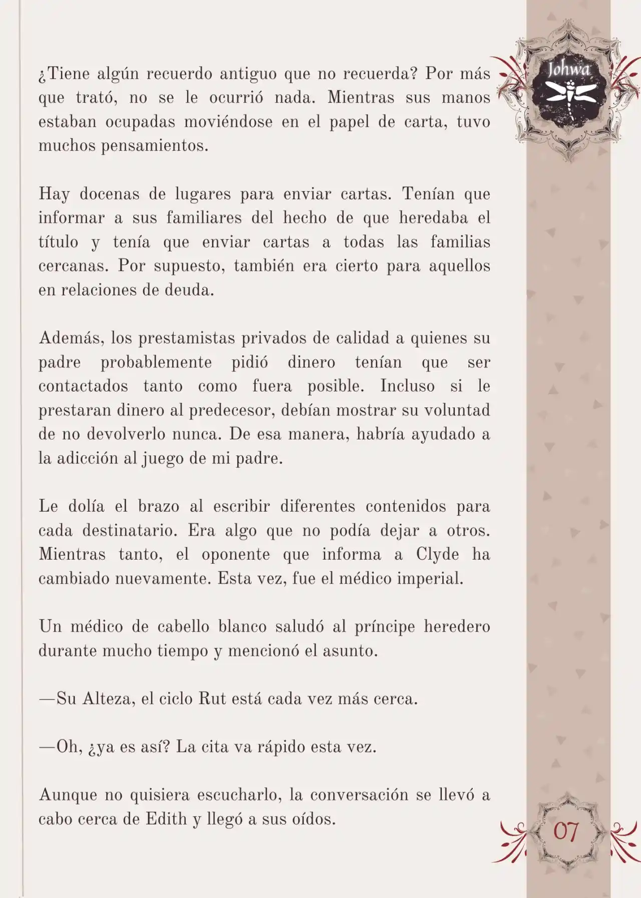 Me Convertí En La Sirvienta Del Obsesivo Príncipe Heredero (Novela) - Capítulo 15 - Página 9 - LectorTMOo