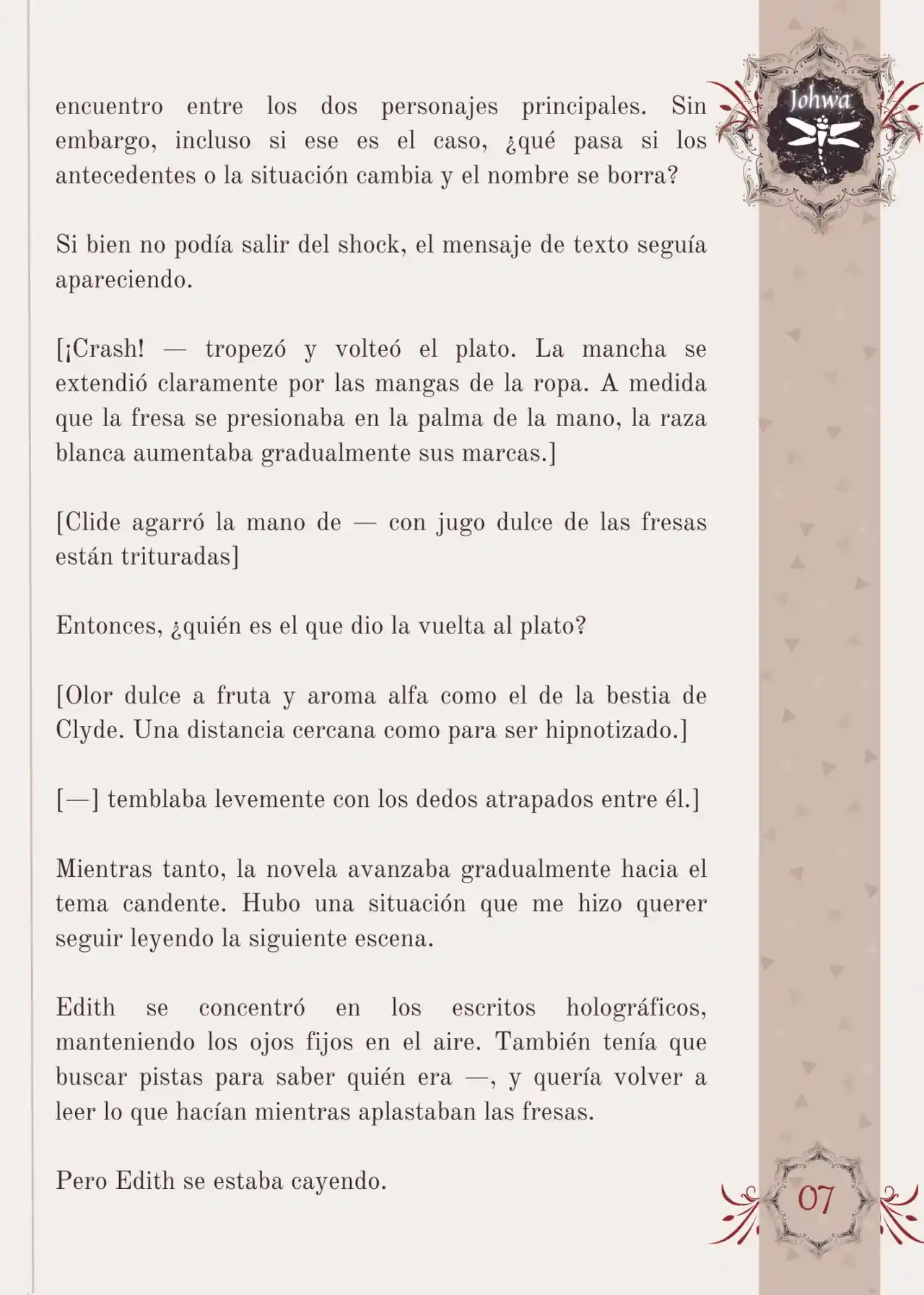 Me Convertí En La Sirvienta Del Obsesivo Príncipe Heredero (Novela) - Capítulo 17 - Página 9 - LectorTMOo