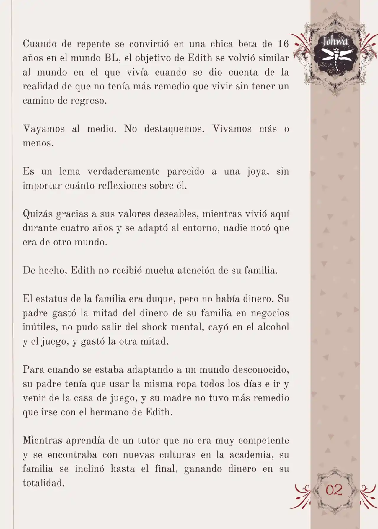 Me Convertí En La Sirvienta Del Obsesivo Príncipe Heredero (Novela) - Capítulo 2 - Página 4 - LectorTMOo