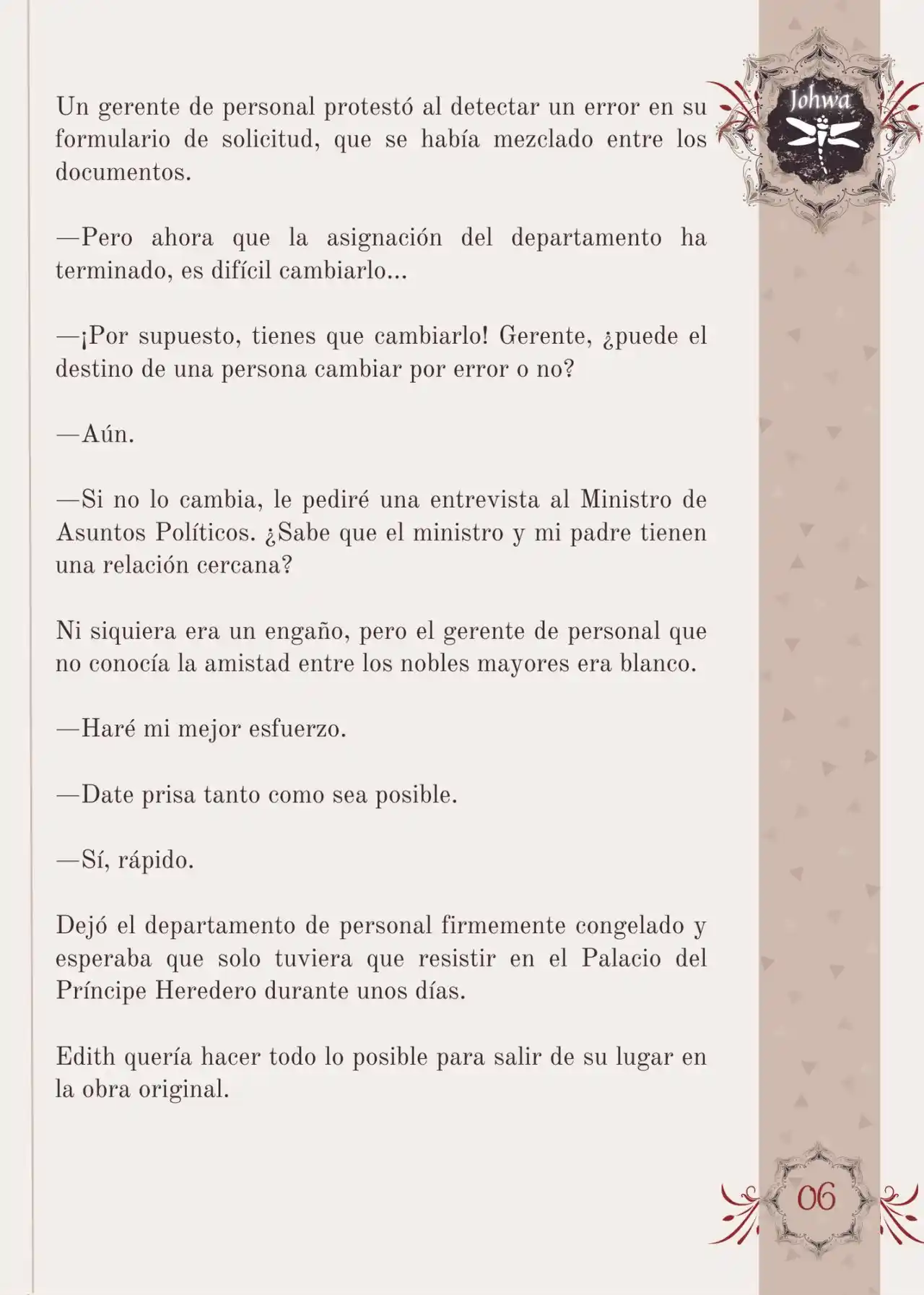 Me Convertí En La Sirvienta Del Obsesivo Príncipe Heredero (Novela) - Capítulo 2 - Página 8 - LectorTMOo