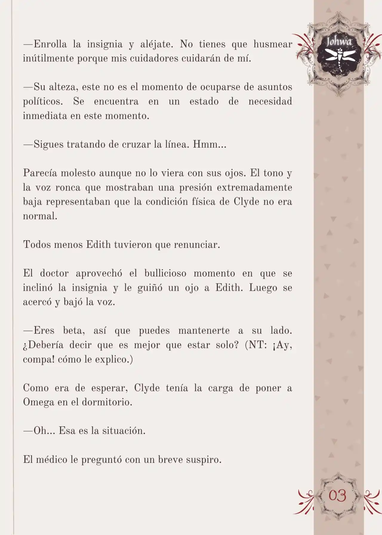 Me Convertí En La Sirvienta Del Obsesivo Príncipe Heredero (Novela) - Capítulo 20 - Página 5 - LectorTMOo