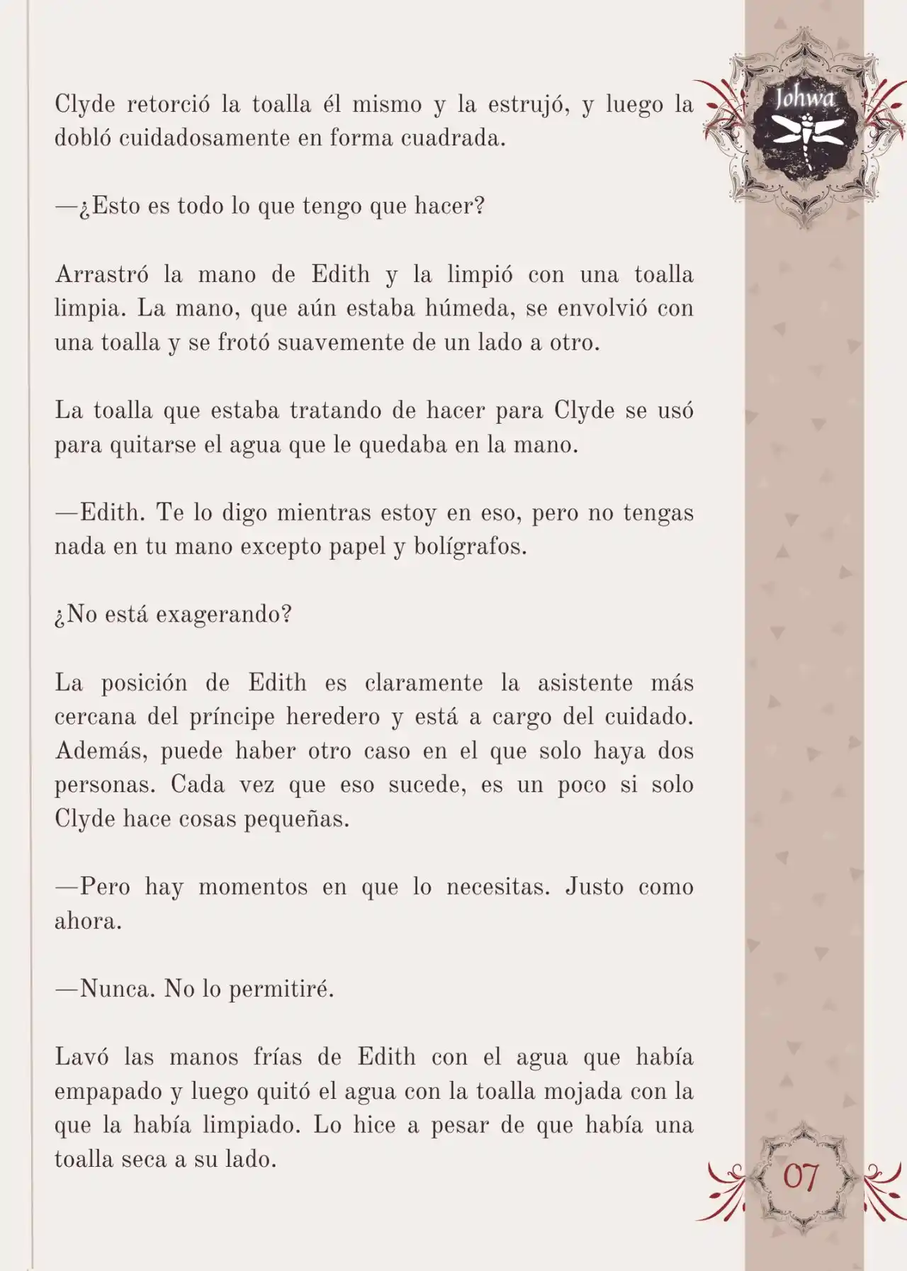Me Convertí En La Sirvienta Del Obsesivo Príncipe Heredero (Novela) - Capítulo 21 - Página 9 - LectorTMOo