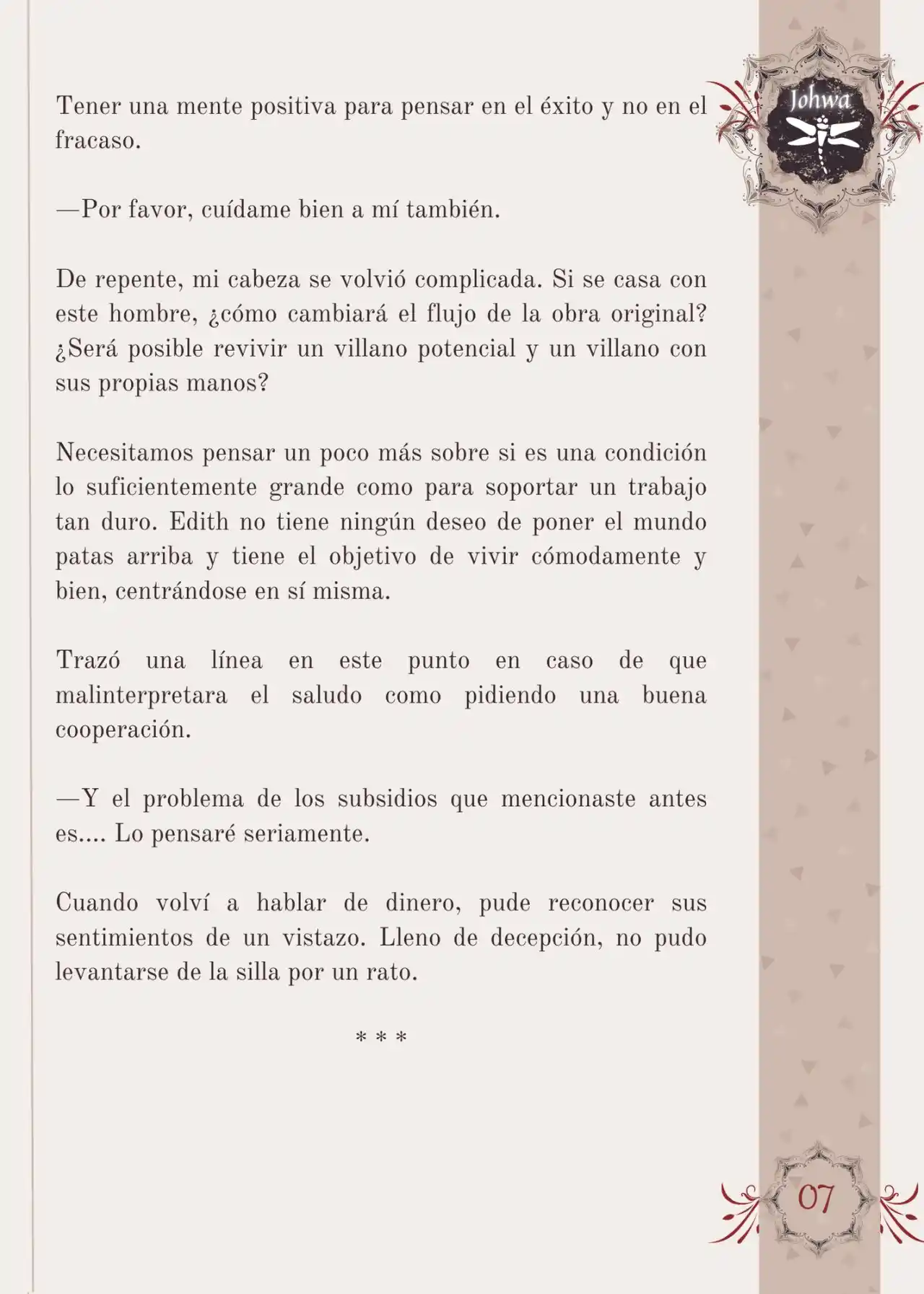Me Convertí En La Sirvienta Del Obsesivo Príncipe Heredero (Novela) - Capítulo 24 - Página 9 - LectorTMOo