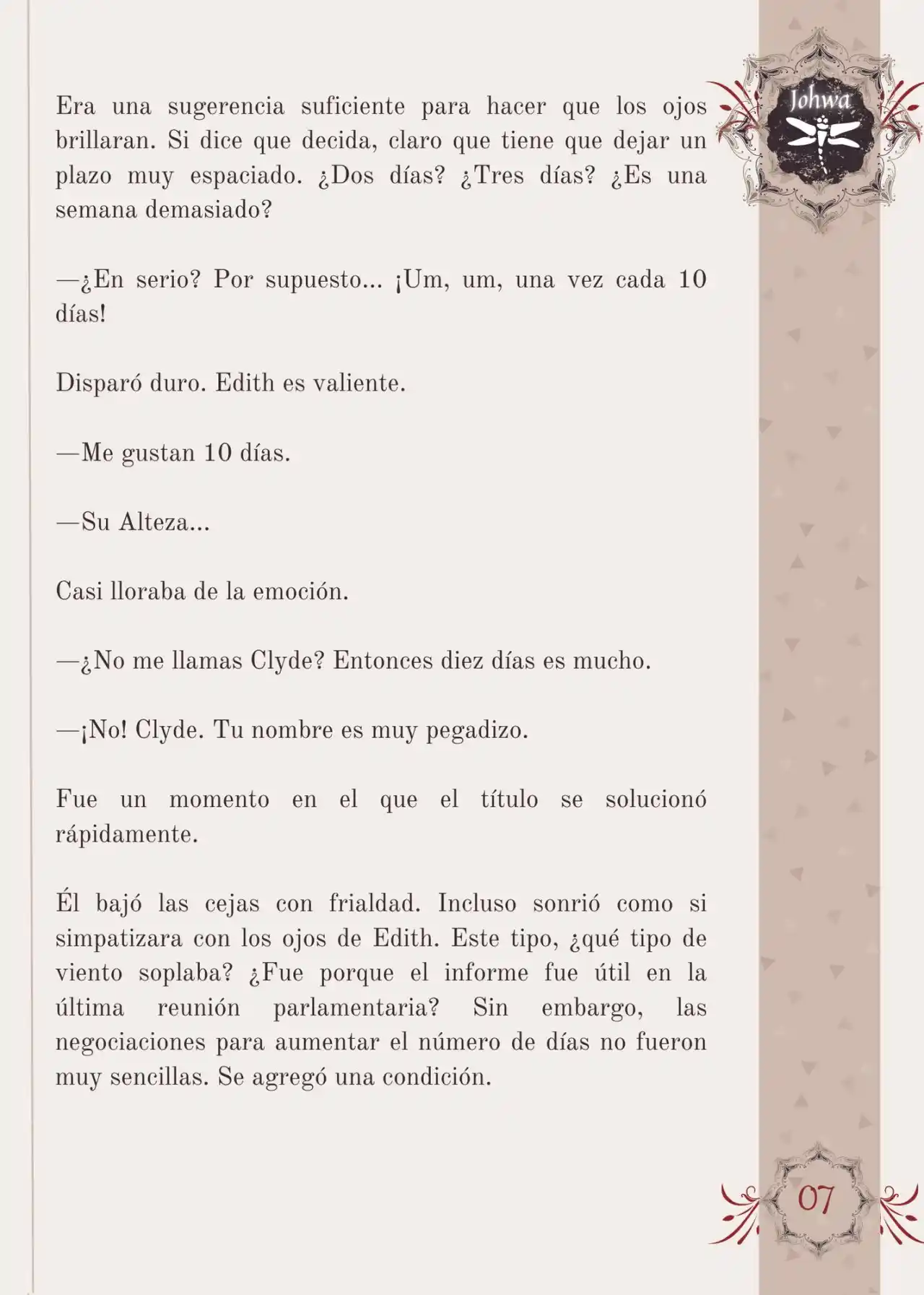 Me Convertí En La Sirvienta Del Obsesivo Príncipe Heredero (Novela) - Capítulo 29 - Página 9 - LectorTMOo