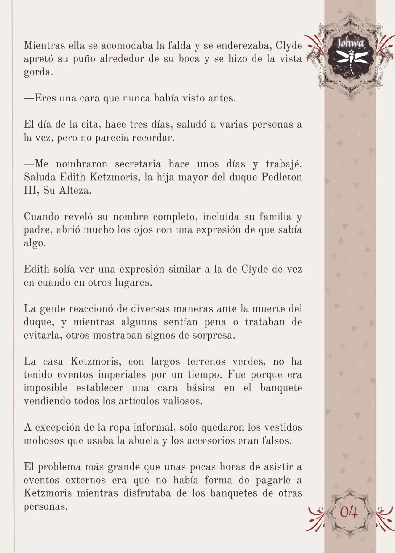 Me Convertí En La Sirvienta Del Obsesivo Príncipe Heredero (Novela) - Capítulo 3 - Página 6 - LectorTMOo