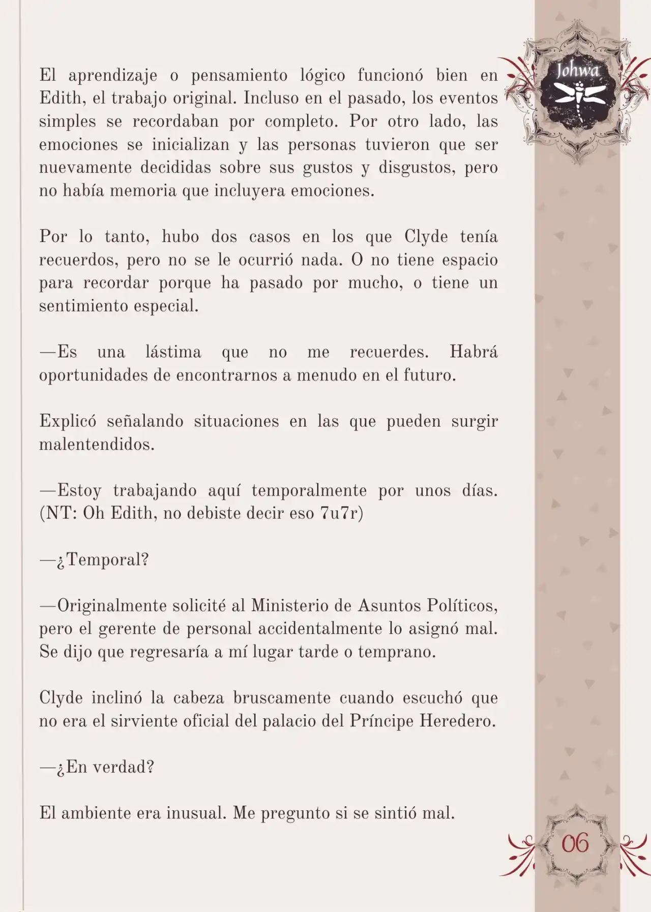 Me Convertí En La Sirvienta Del Obsesivo Príncipe Heredero (Novela) - Capítulo 3 - Página 8 - LectorTMOo