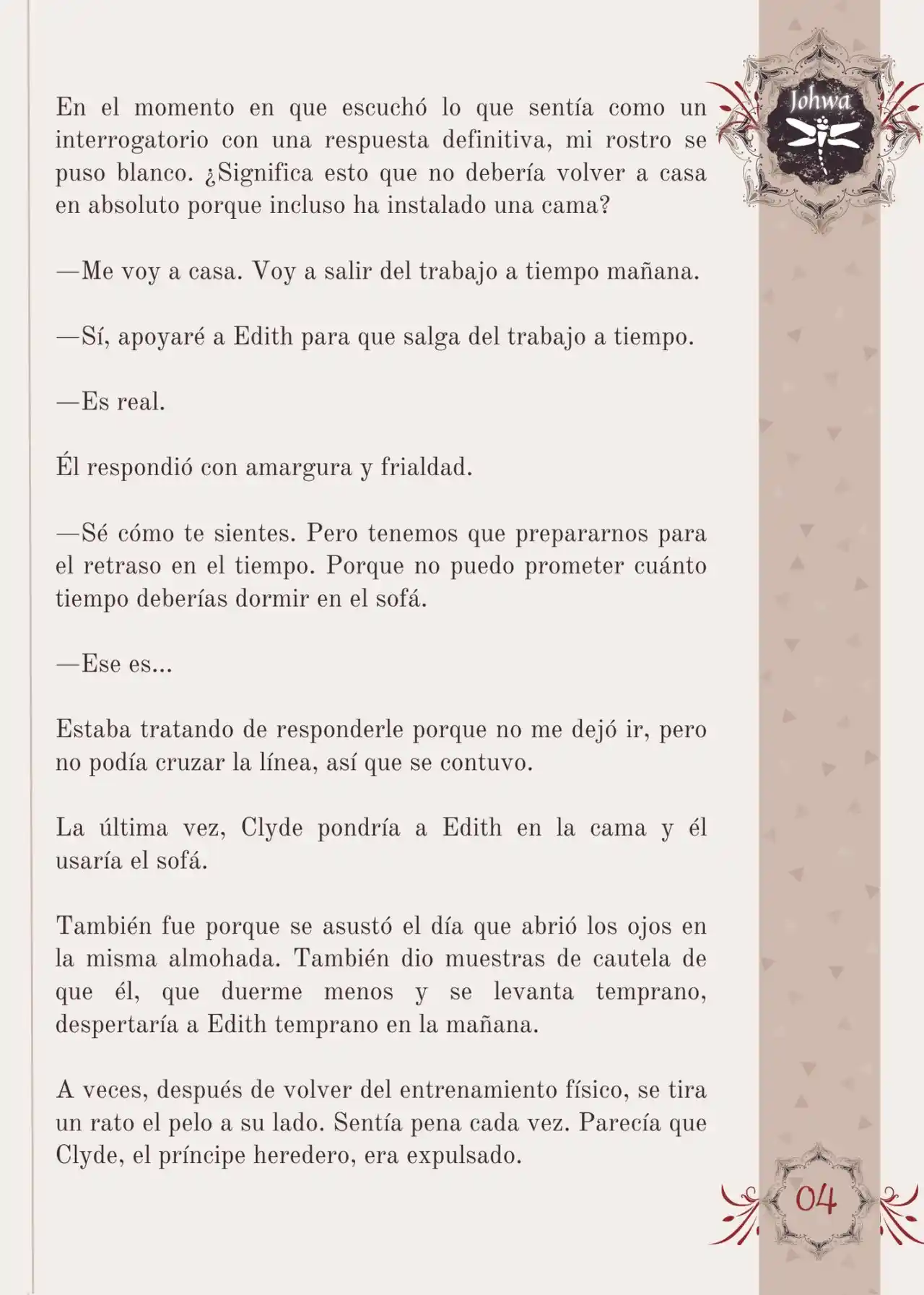 Me Convertí En La Sirvienta Del Obsesivo Príncipe Heredero (Novela) - Capítulo 30 - Página 6 - LectorTMOo