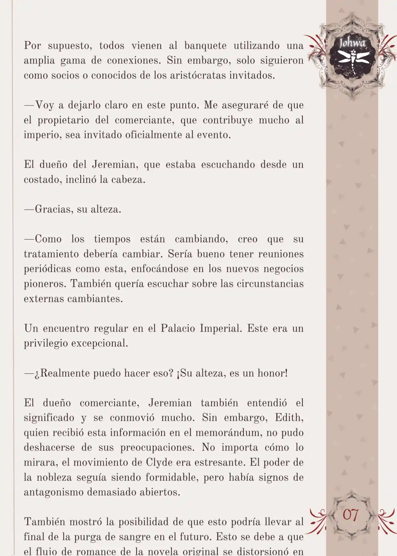 Me Convertí En La Sirvienta Del Obsesivo Príncipe Heredero (Novela) - Capítulo 31 - Página 9 - LectorTMOo