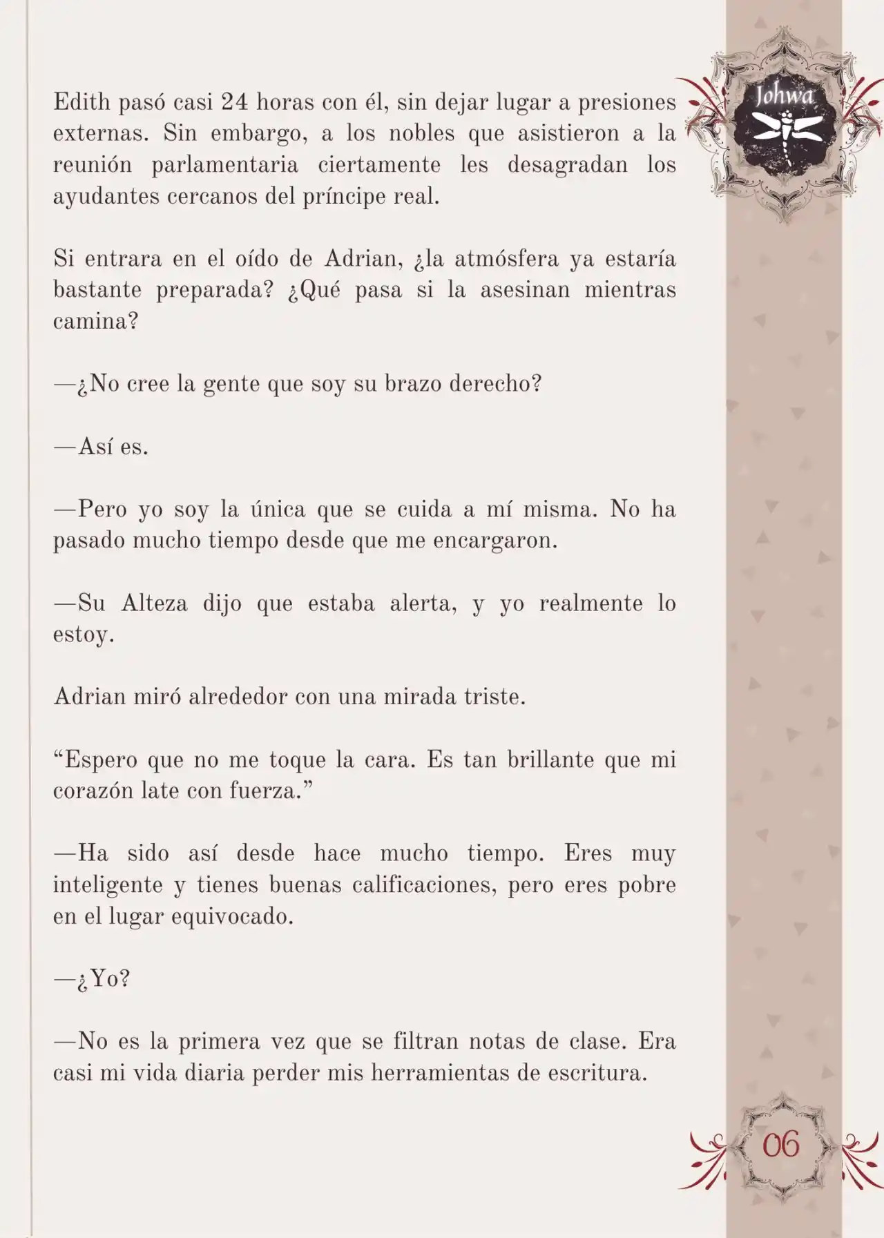 Me Convertí En La Sirvienta Del Obsesivo Príncipe Heredero (Novela) - Capítulo 32 - Página 8 - LectorTMOo
