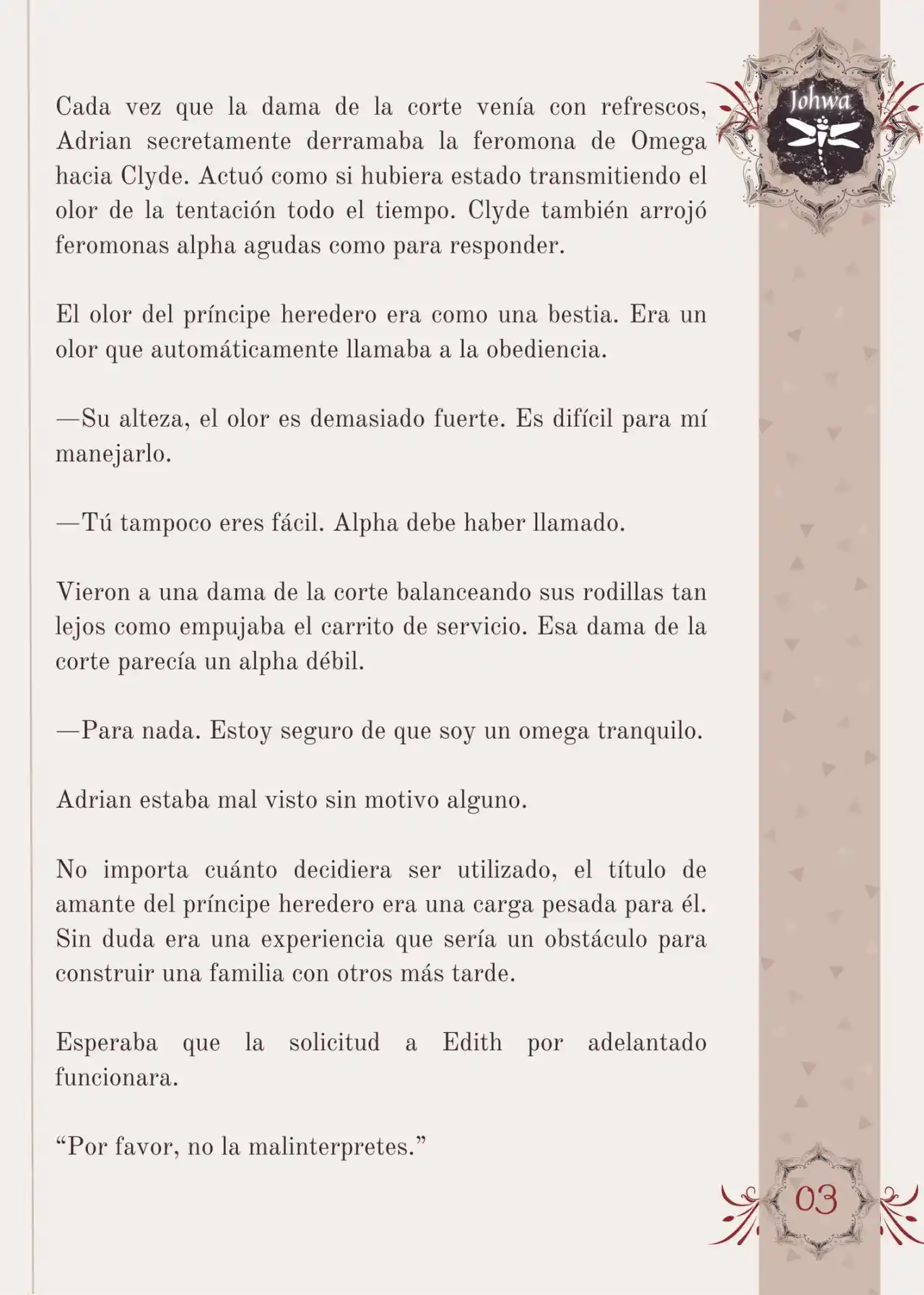 Me Convertí En La Sirvienta Del Obsesivo Príncipe Heredero (Novela) - Capítulo 33 - Página 5 - LectorTMOo