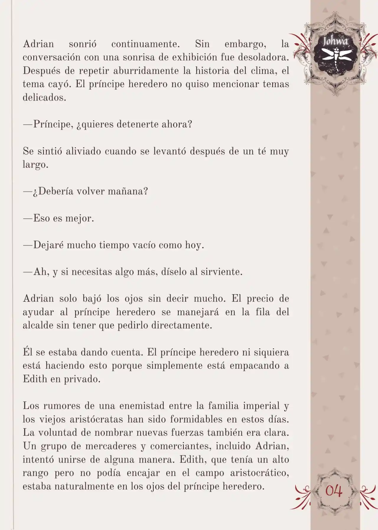 Me Convertí En La Sirvienta Del Obsesivo Príncipe Heredero (Novela) - Capítulo 33 - Página 6 - LectorTMOo