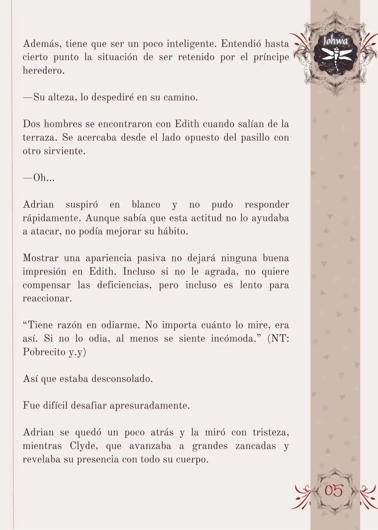 Me Convertí En La Sirvienta Del Obsesivo Príncipe Heredero (Novela) - Capítulo 33 - Página 7 - LectorTMOo