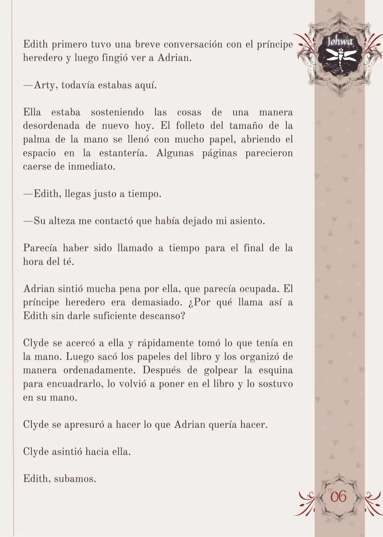 Me Convertí En La Sirvienta Del Obsesivo Príncipe Heredero (Novela) - Capítulo 33 - Página 8 - LectorTMOo