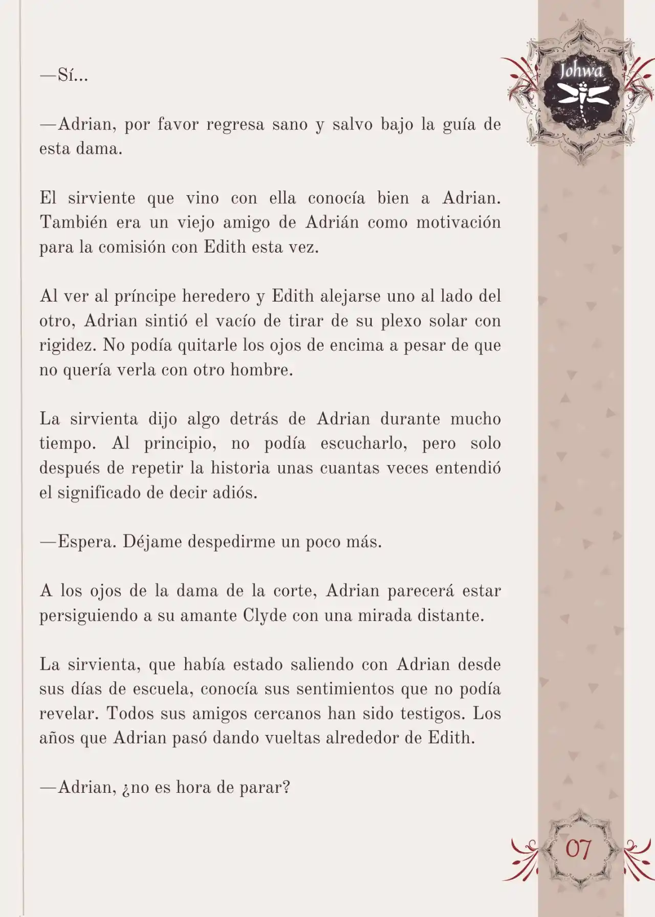 Me Convertí En La Sirvienta Del Obsesivo Príncipe Heredero (Novela) - Capítulo 33 - Página 9 - LectorTMOo