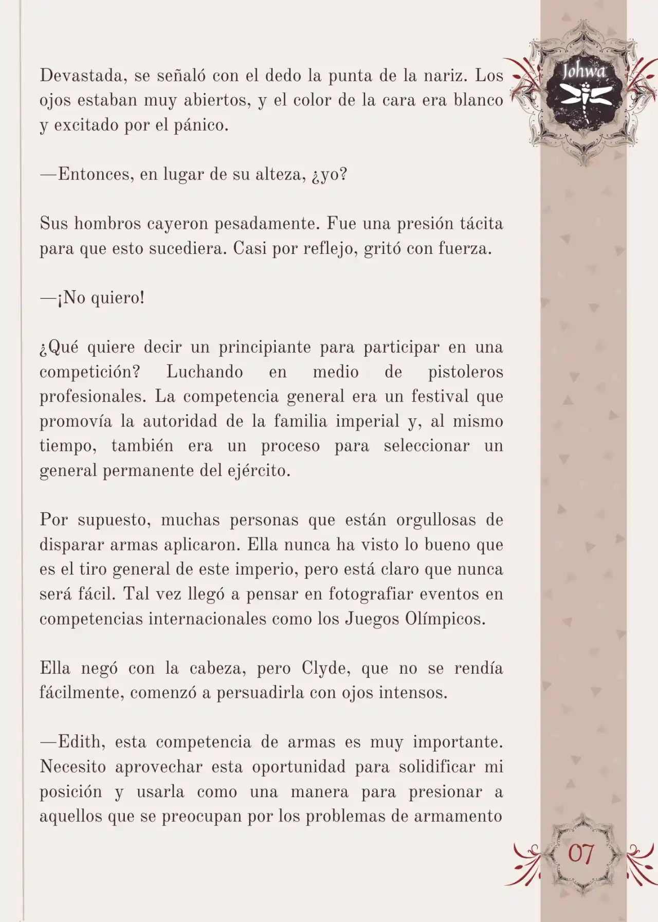 Me Convertí En La Sirvienta Del Obsesivo Príncipe Heredero (Novela) - Capítulo 35 - Página 9 - LectorTMOo